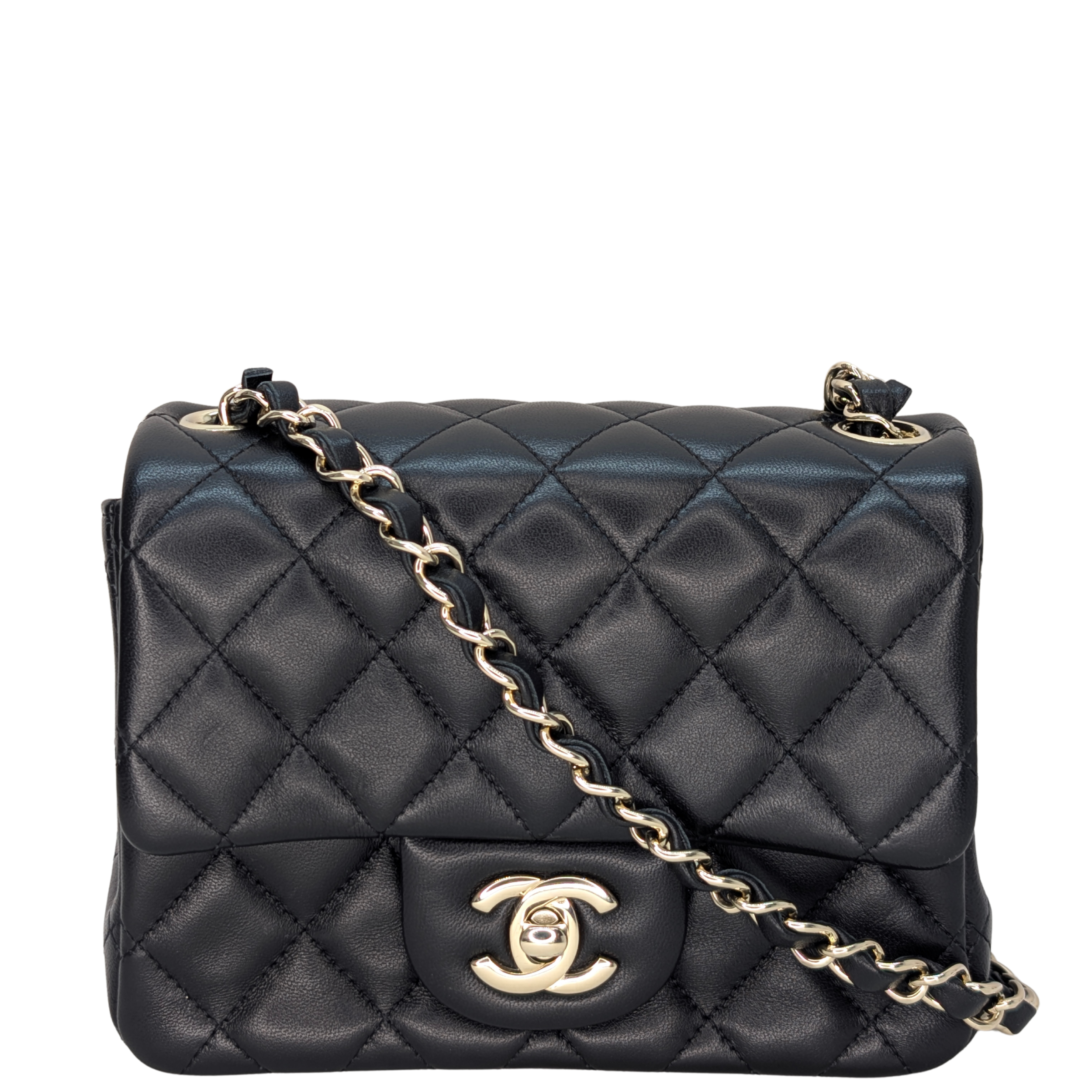 Chanel bag illustrating a pre-owned purchase where inclusions are listed separately
