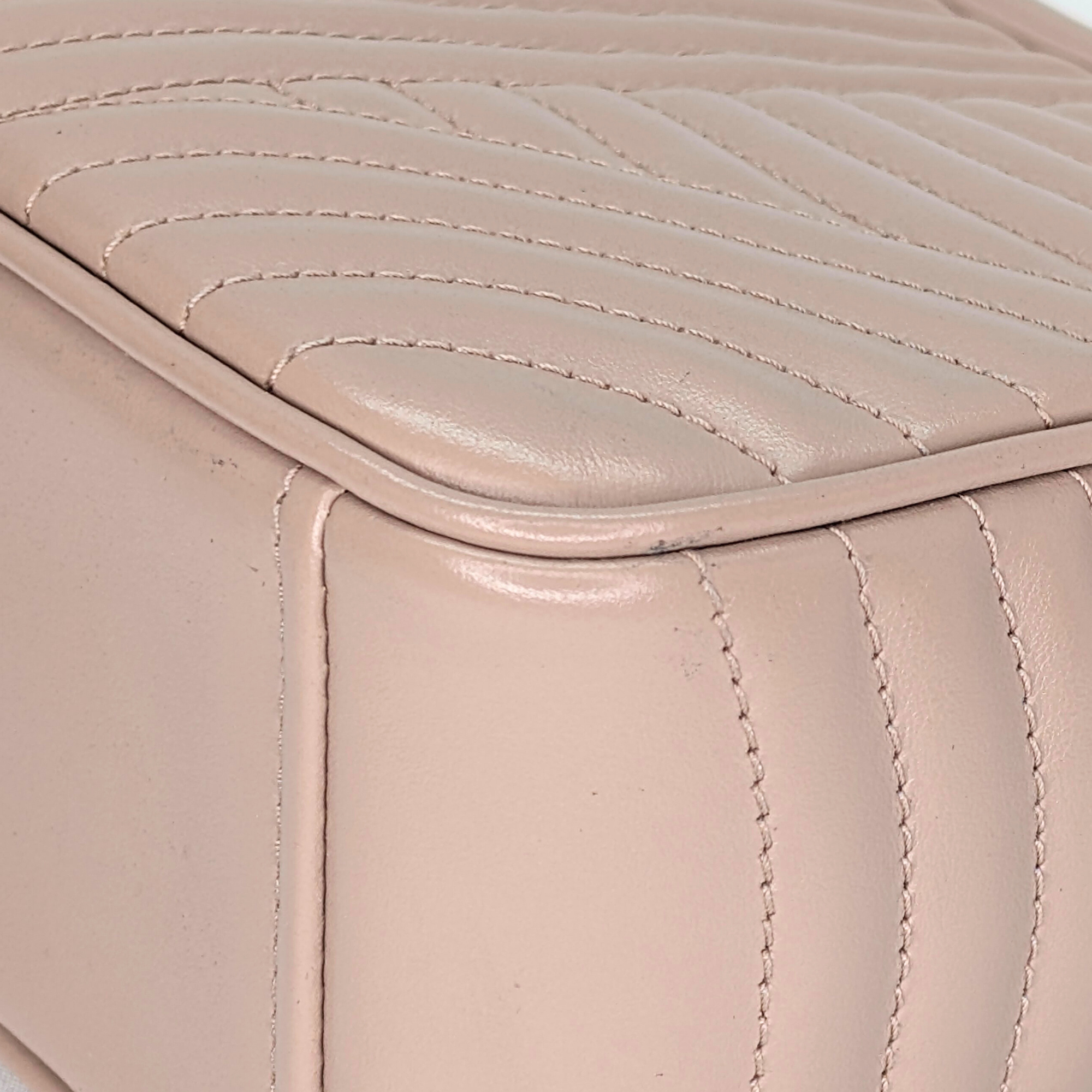 Prada Diagramme Camera Bag Leather Beige