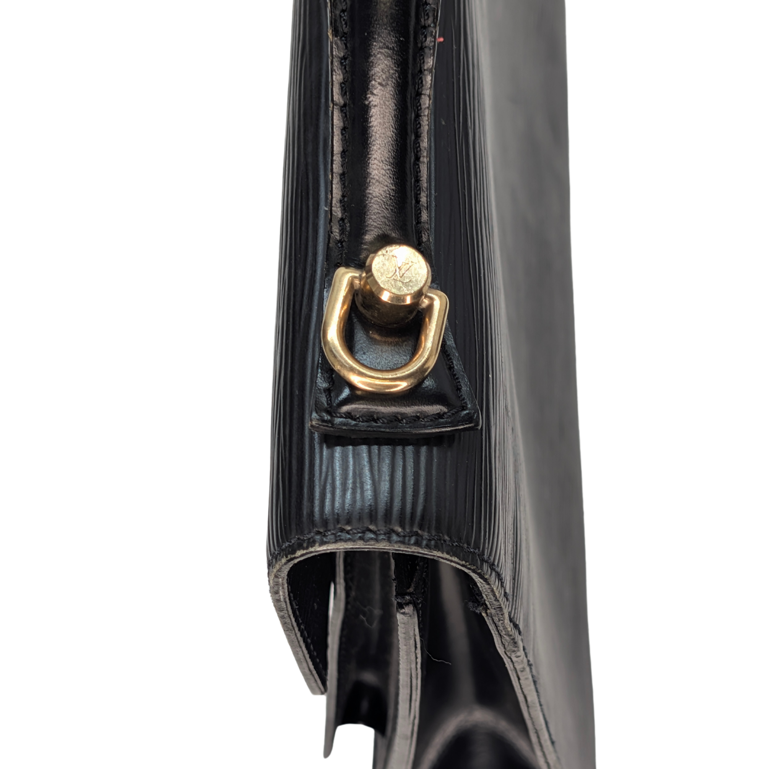 Louis Vuitton Monceau 28 Epi Bag Black