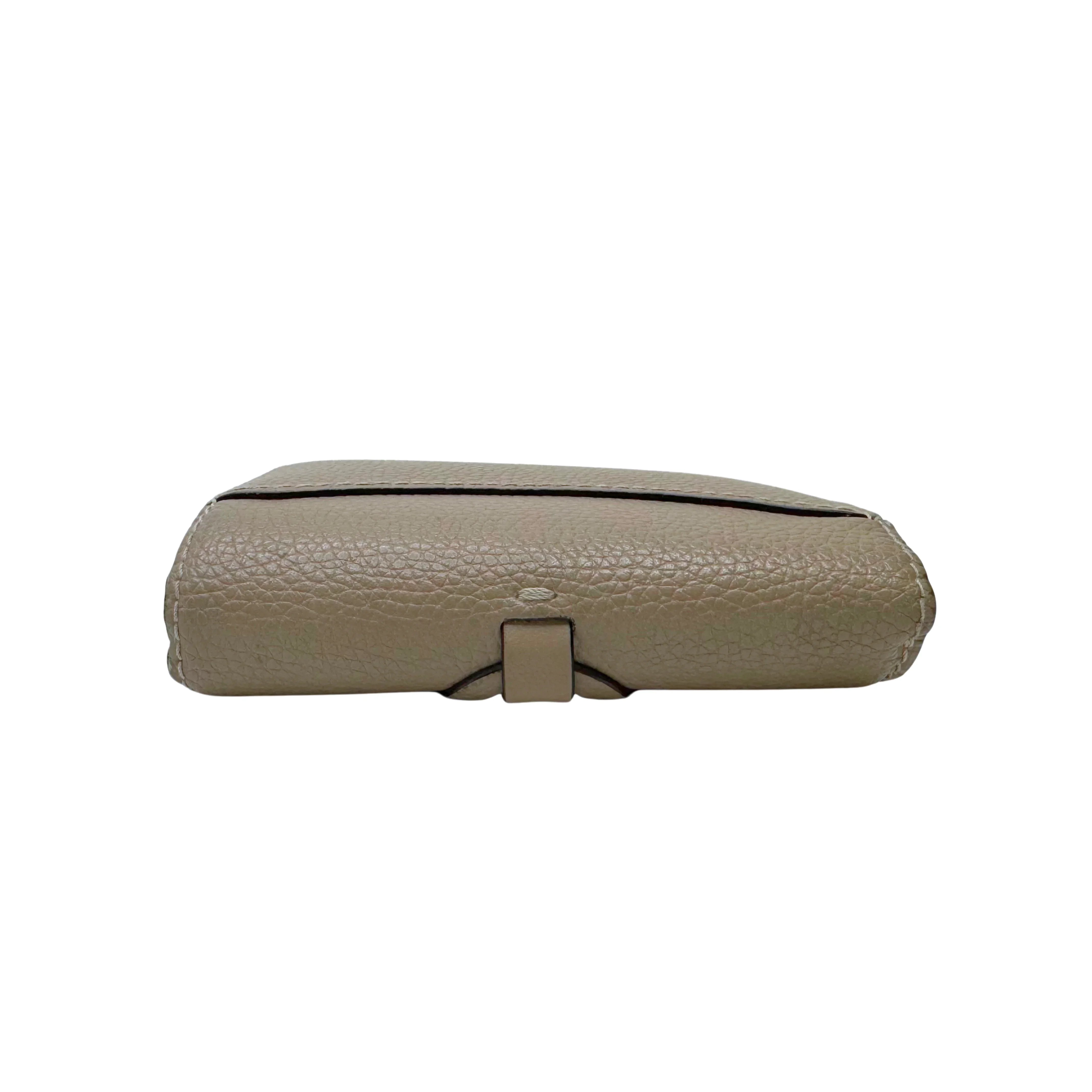 Chloe Calfskin Small Darryl Trifold Wallet Motty Grey - Lost Designer