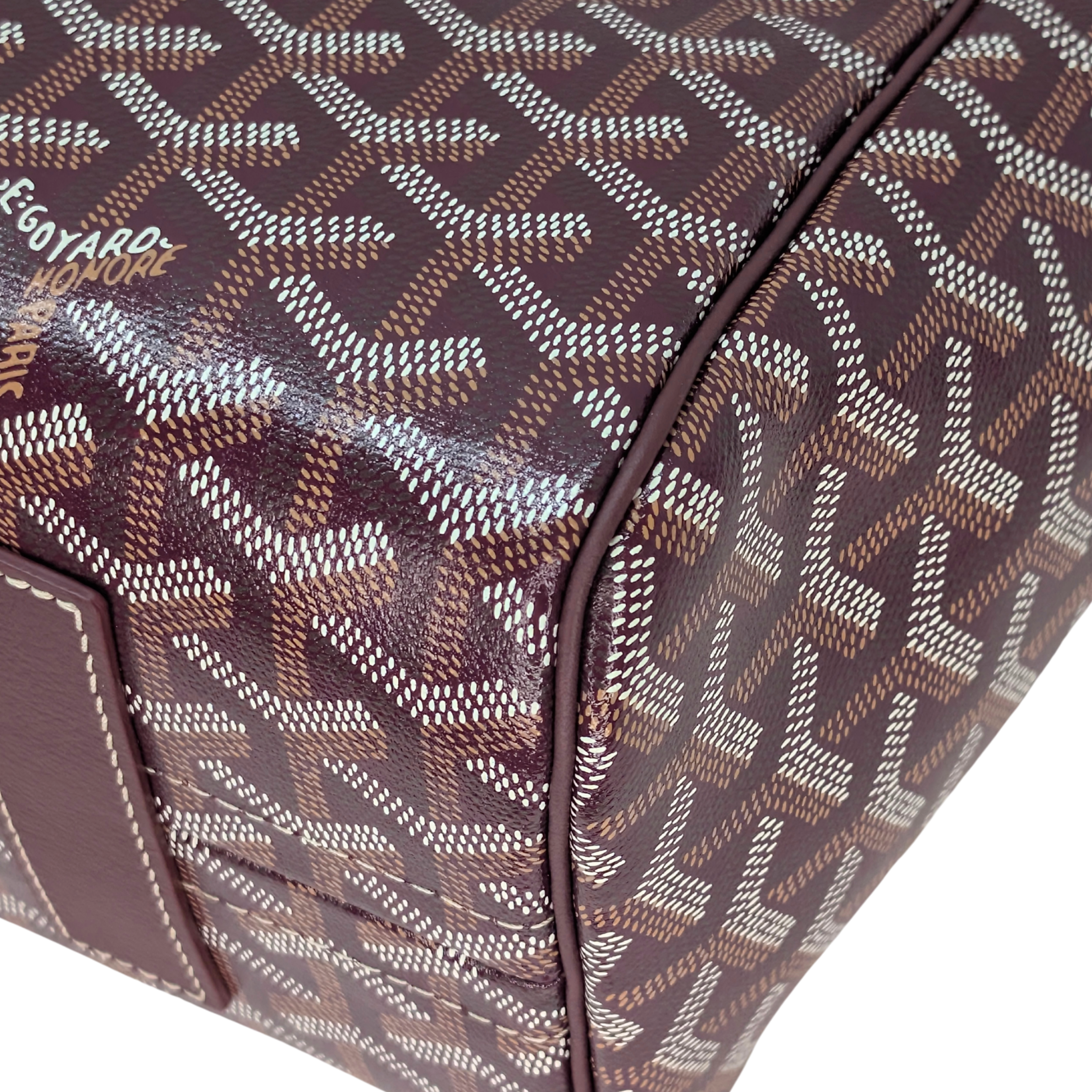 Goyard Goyardine Rouette PM 单肩包 酒红色