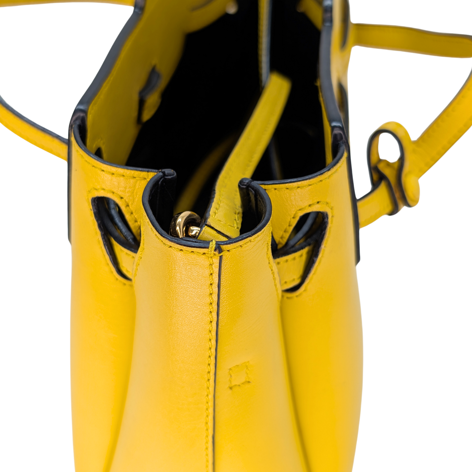 Loewe Mini Lazo 黄色手袋