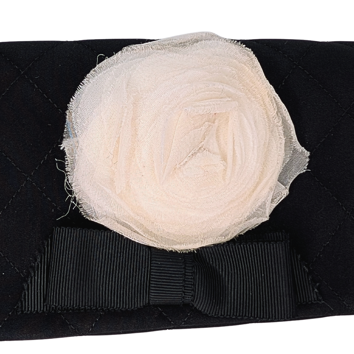 Chanel Camellia Shoulder Bag Black