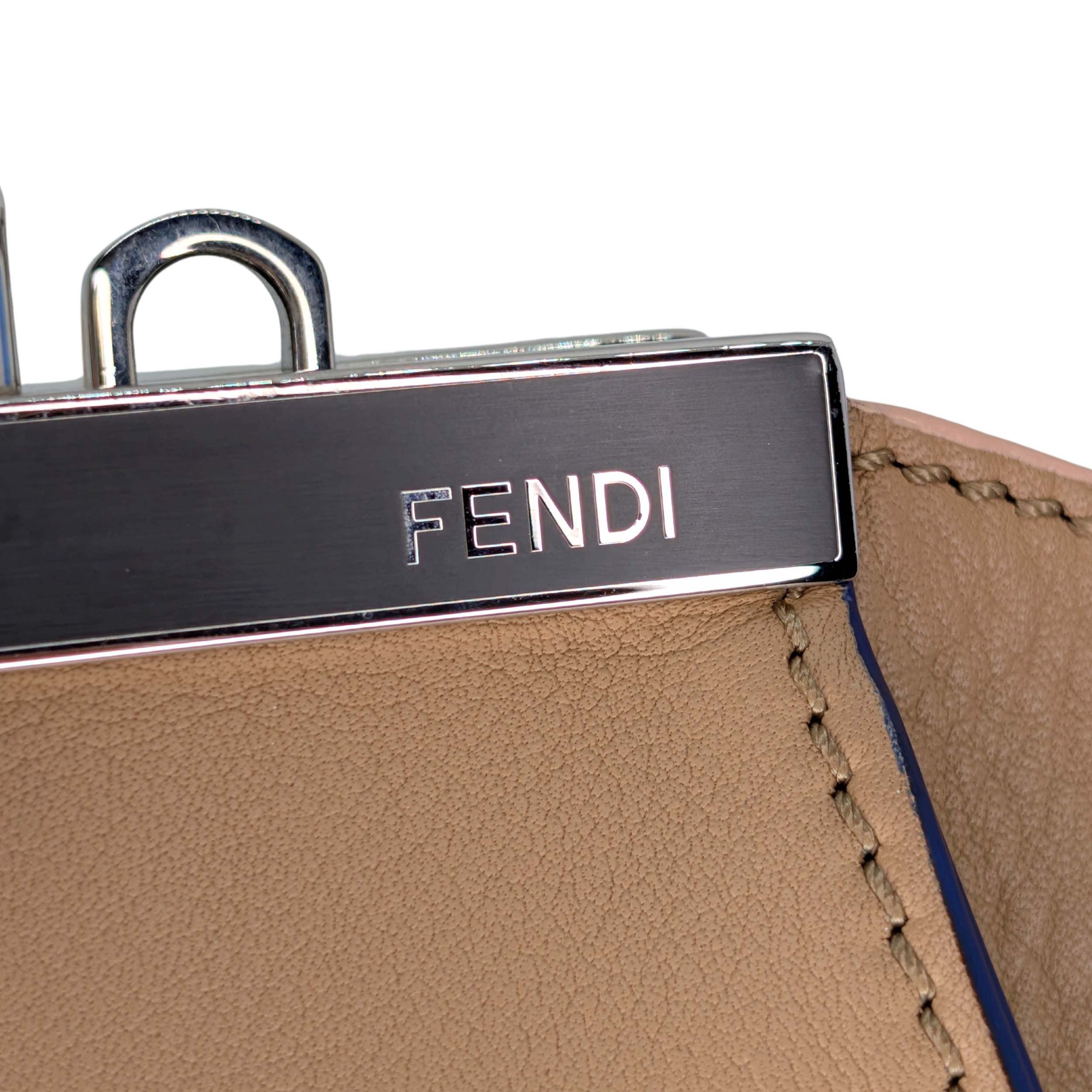 Fendi 3Jours 手提包 皮革 骆驼米色