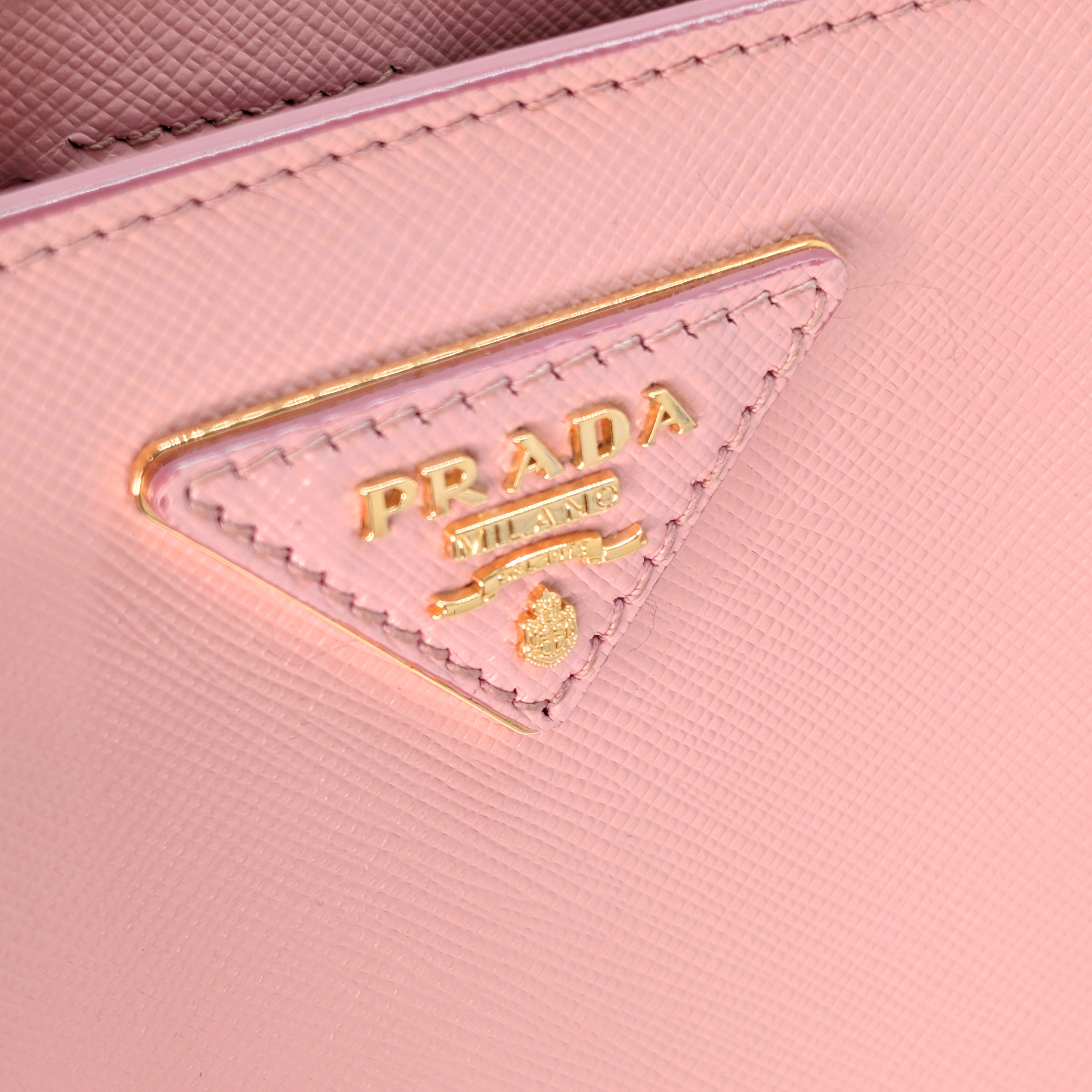 Prada Galleria Saffiano Leather Tote Pink