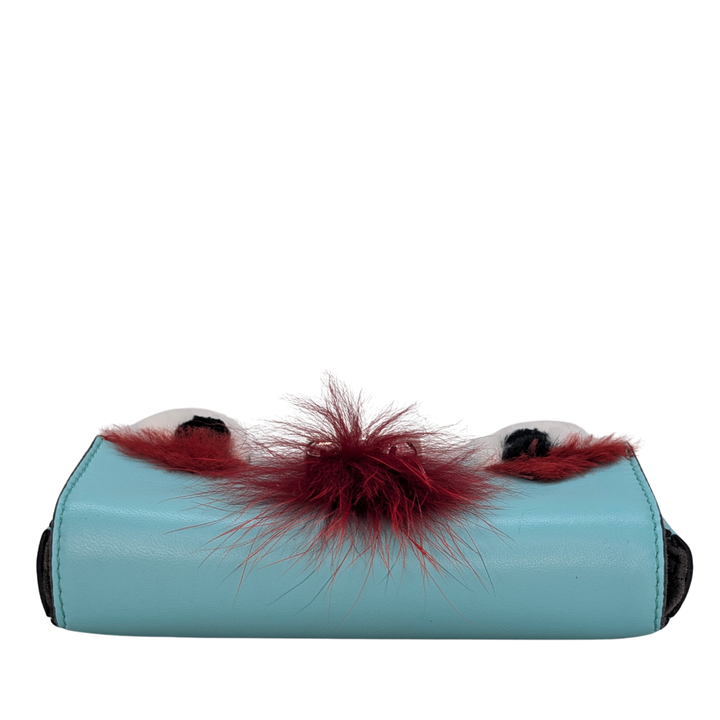 Fendi Micro Monster Baguette Light Blue Bag