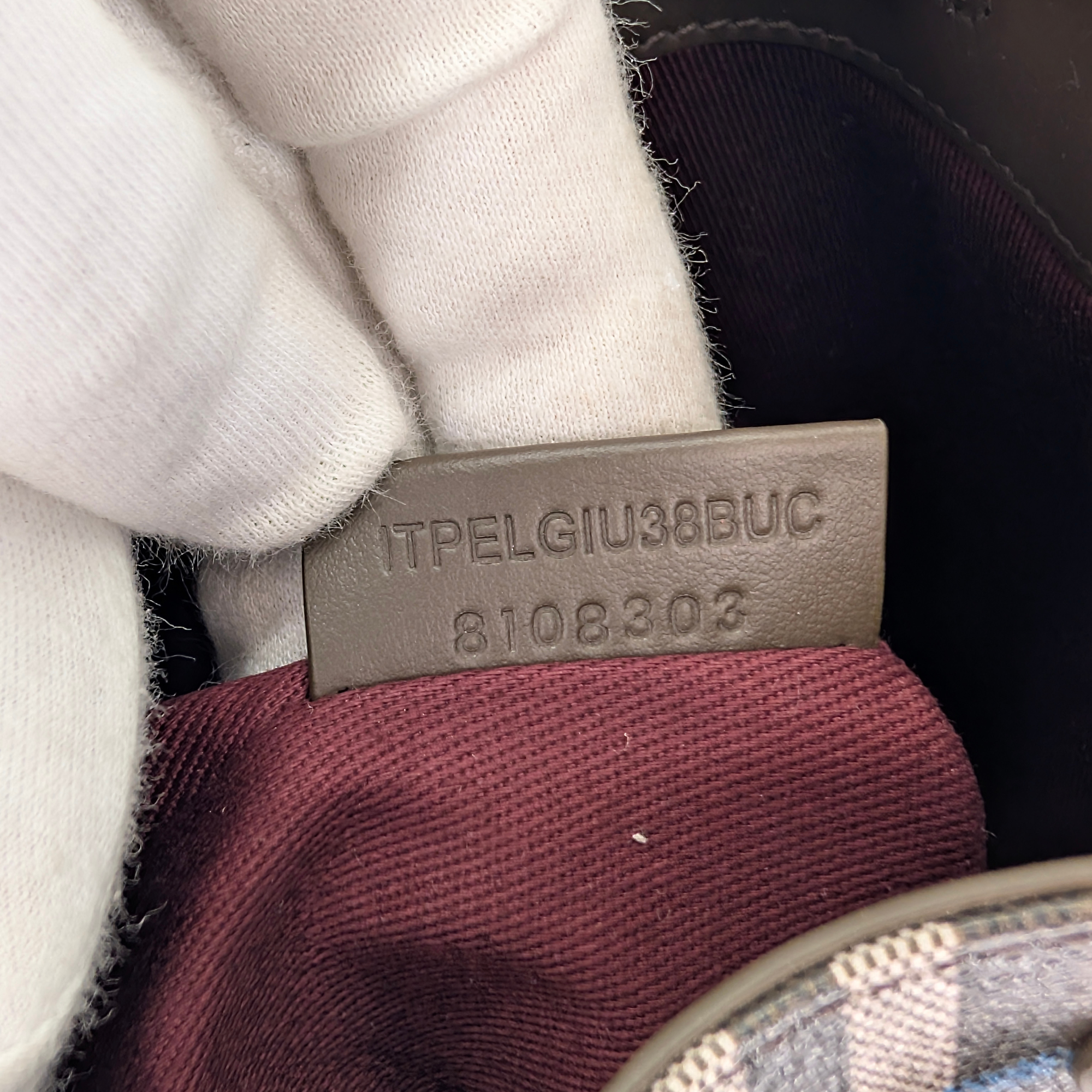 Burberry 迷你抽绳水桶包 灰色