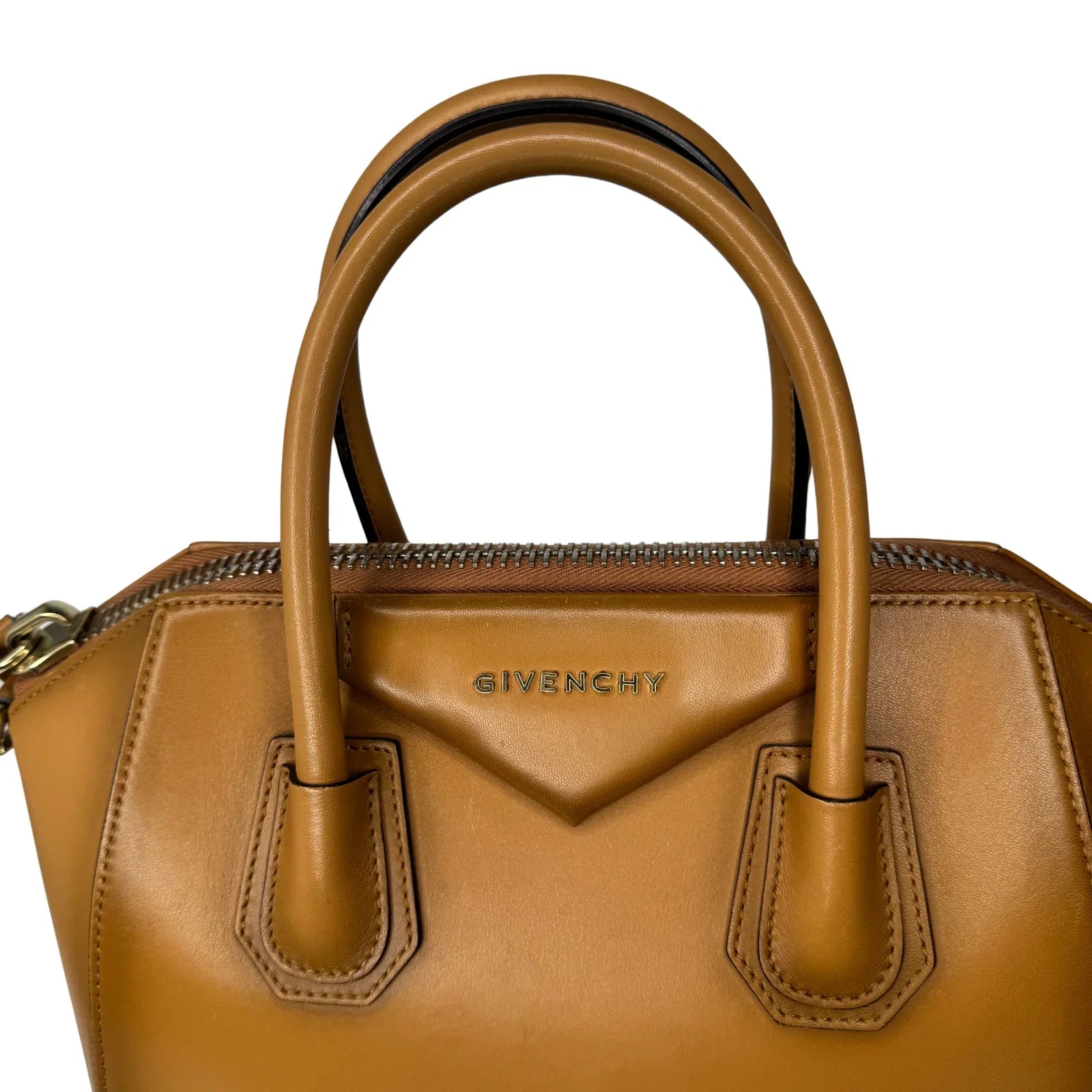 Givenchy Small Antigona Calfskin in Deep Brown Crossbody Bag - Lost Designer