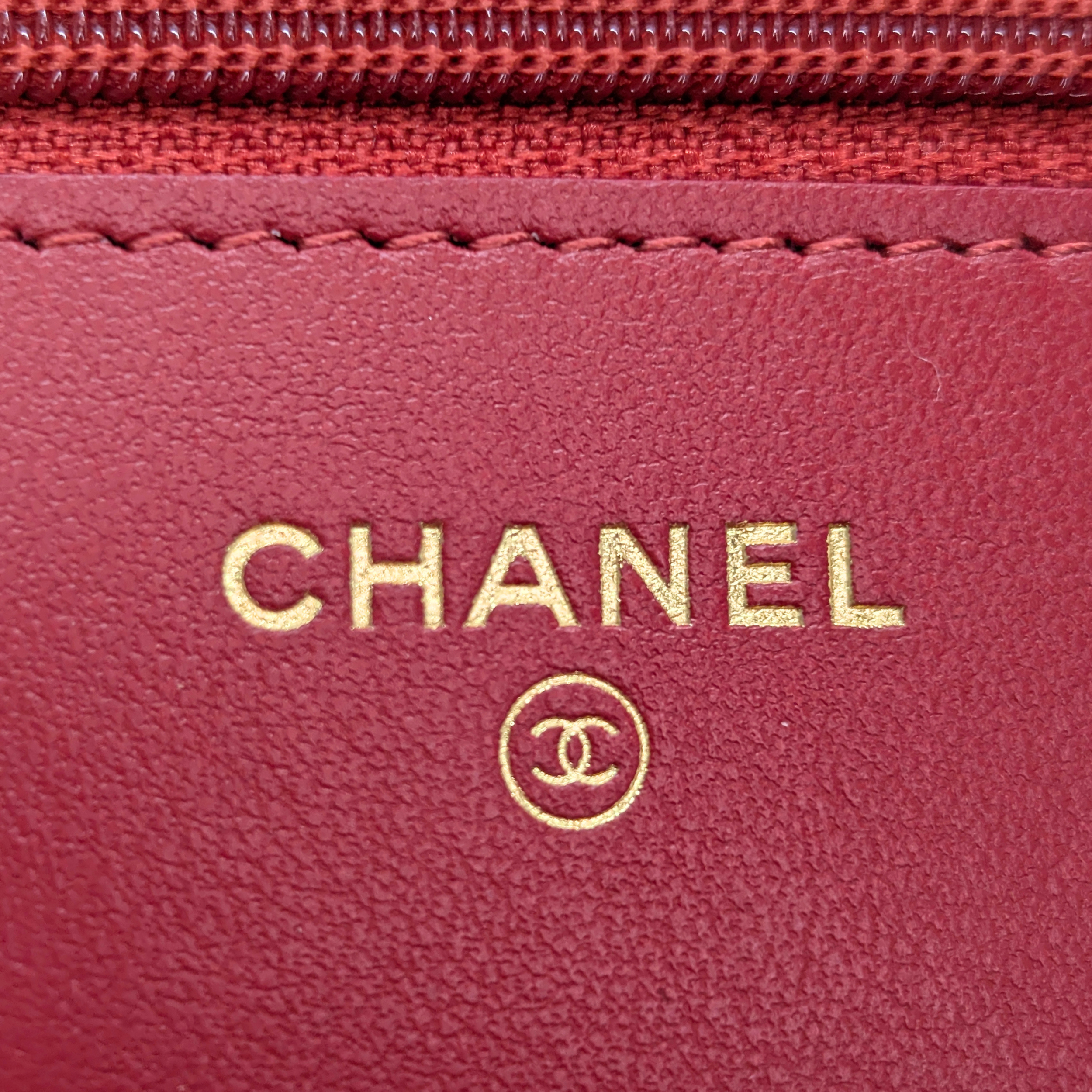 Chanel 2.55 Reissue Tweed Wallet on Chain Pink