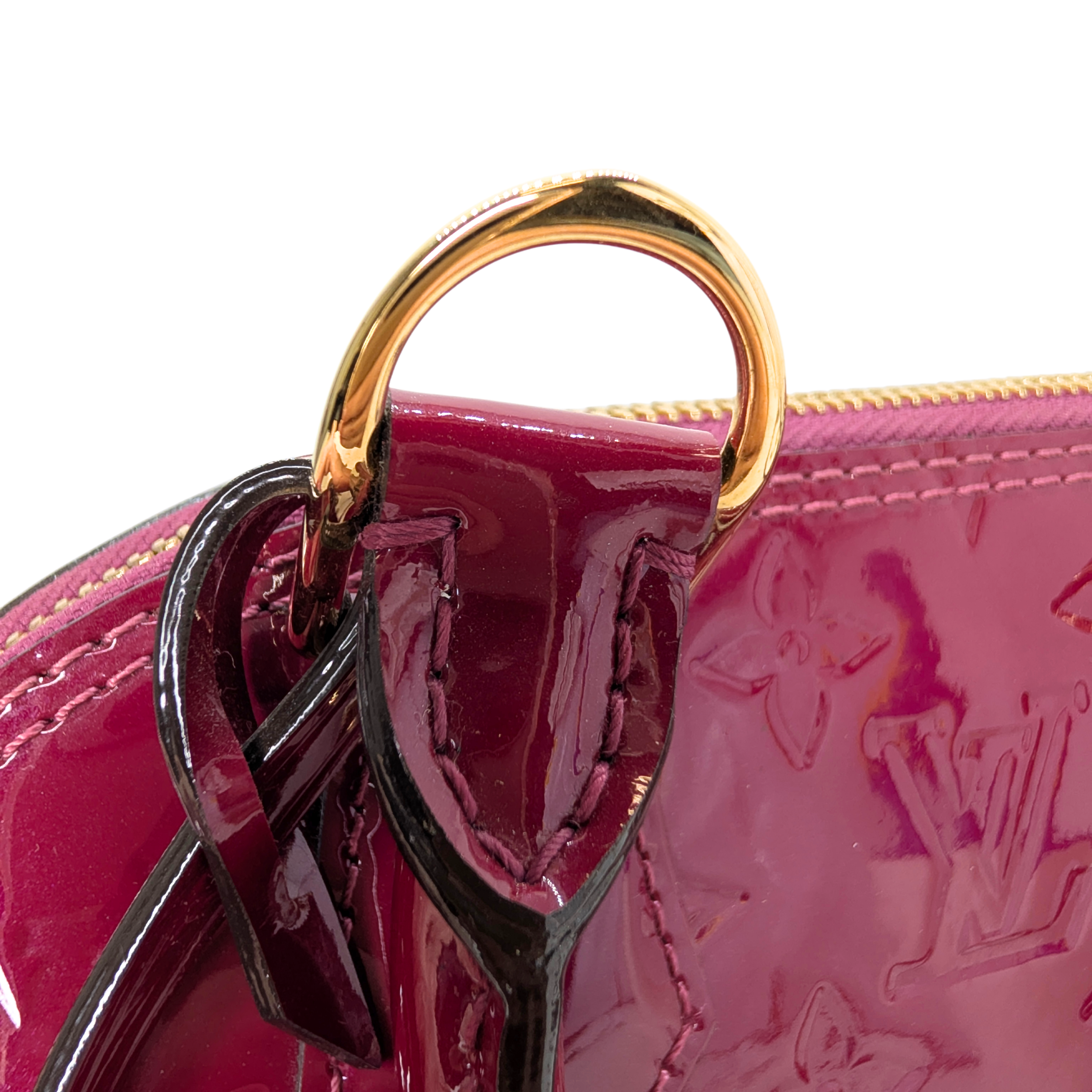 路易威登Alma BB Monogram Vernis紫色