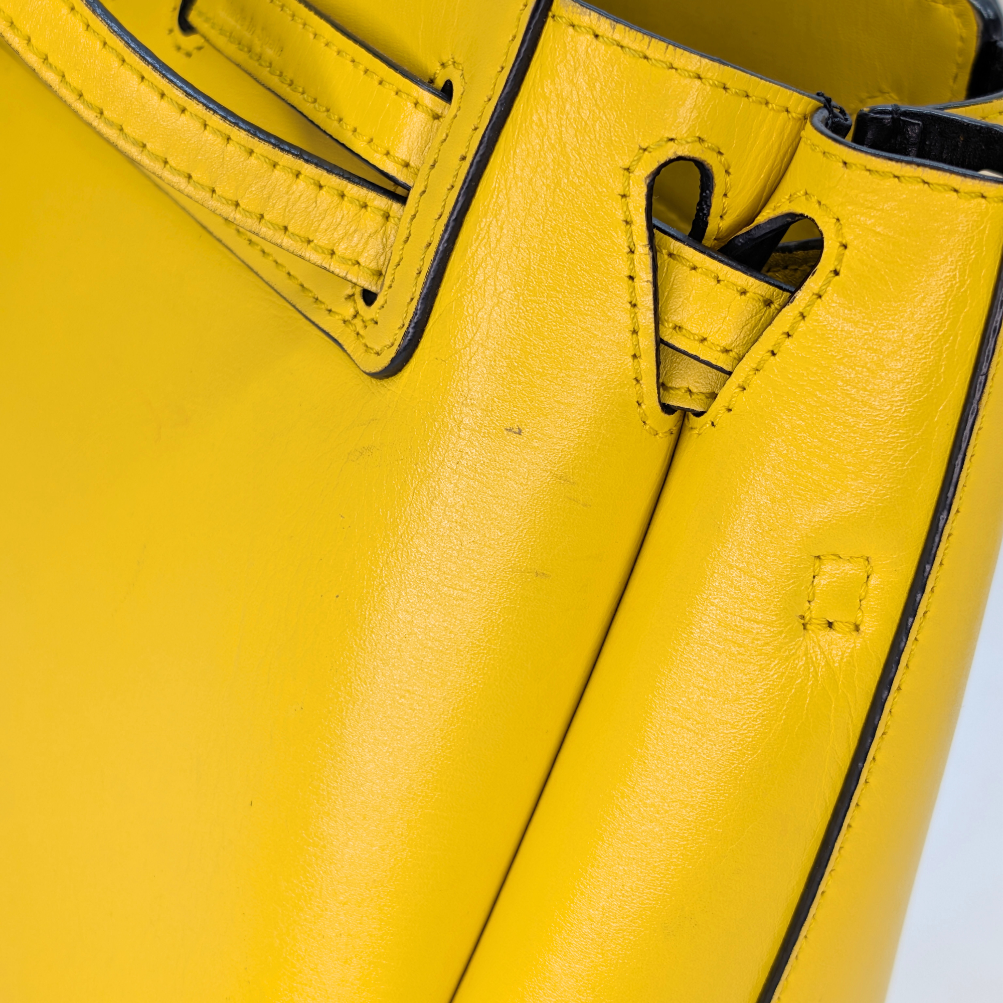 Loewe Mini Lazo 黄色手袋