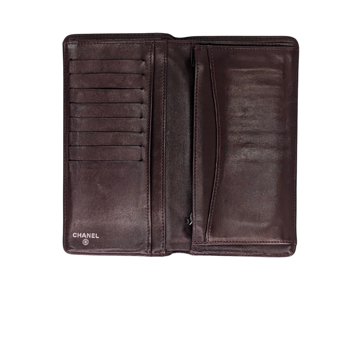 Chanel Lambskin Leather Wallet Black