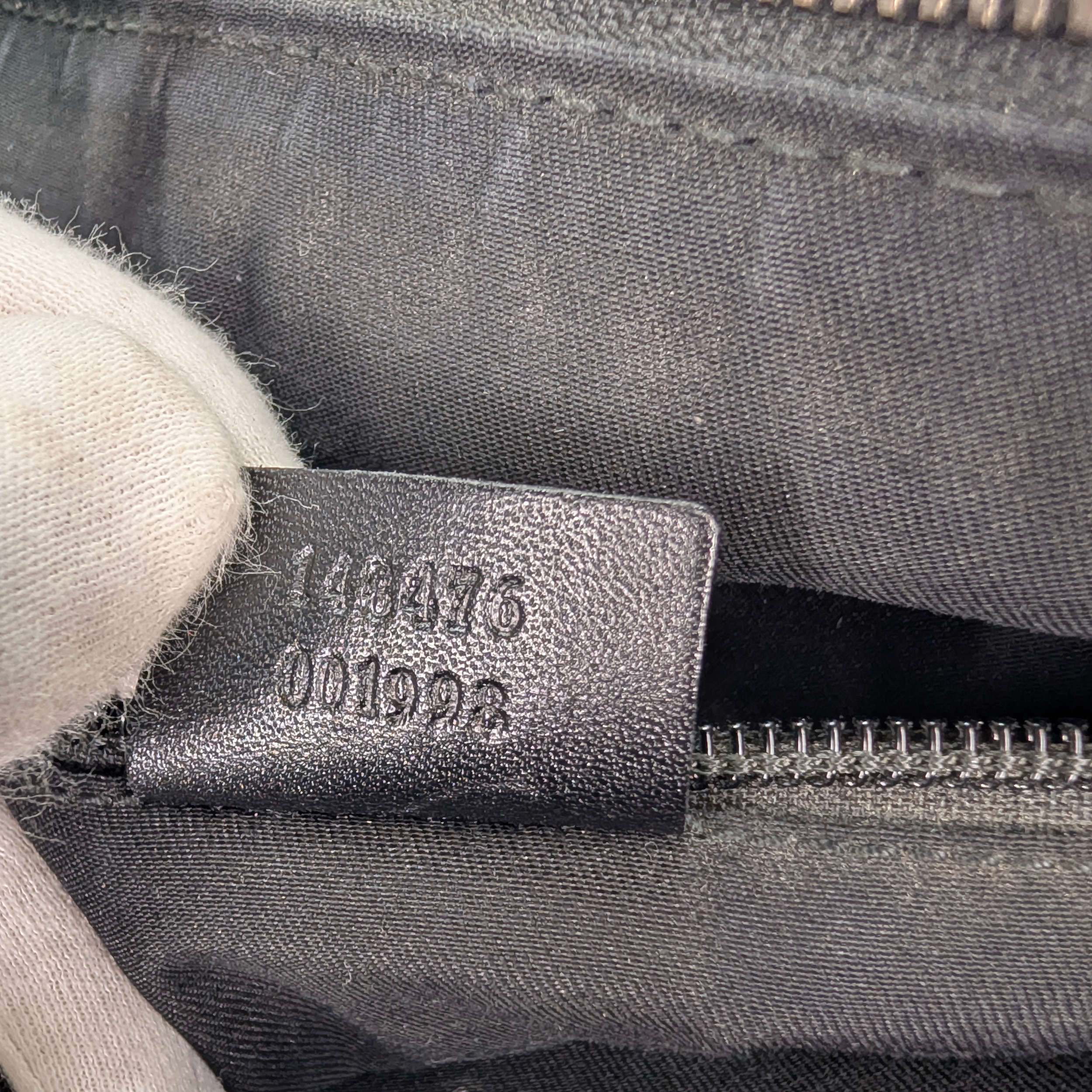 Gucci Guccissima Messenger Bag Large Black