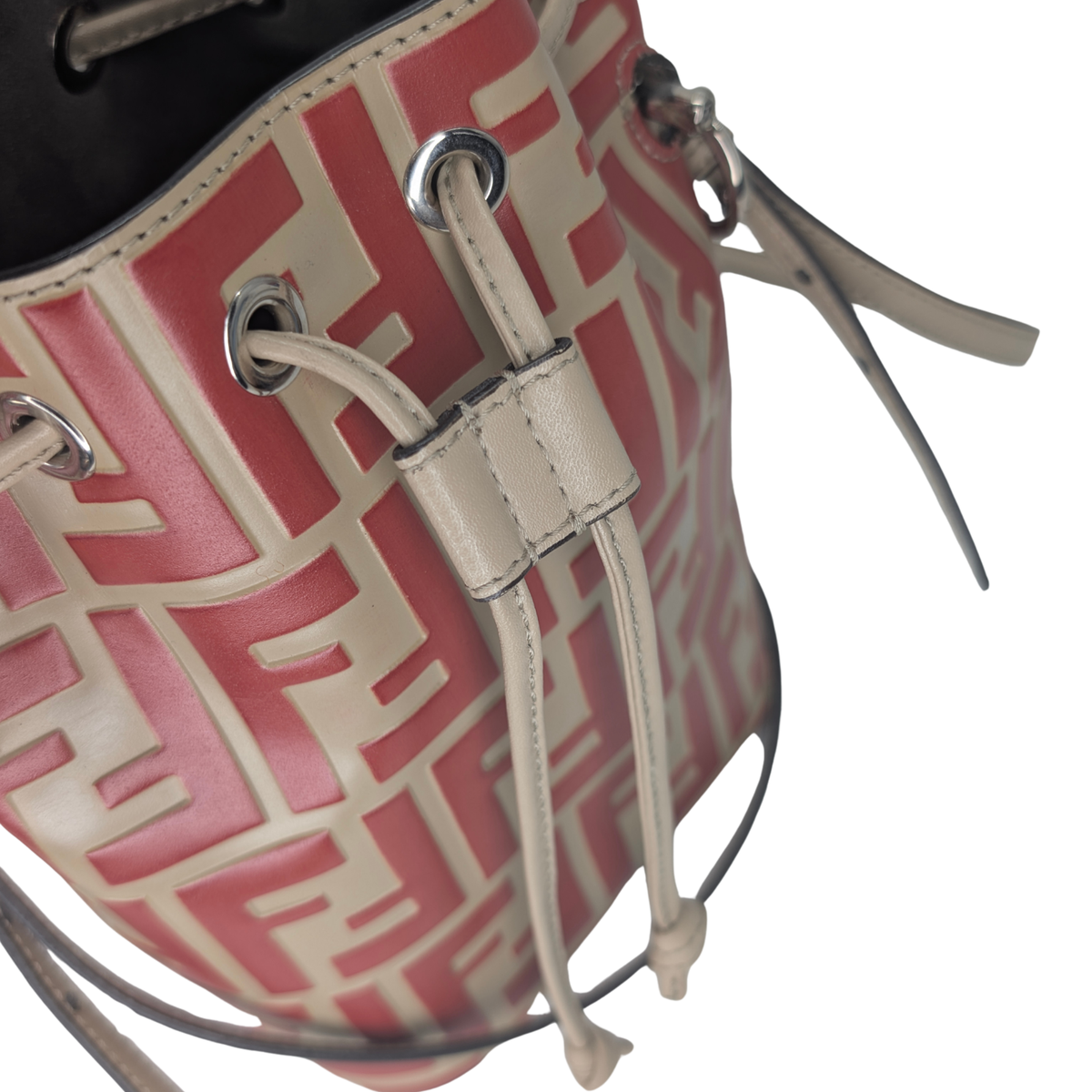 Fendi Mon Tresor Bucket Bag Red