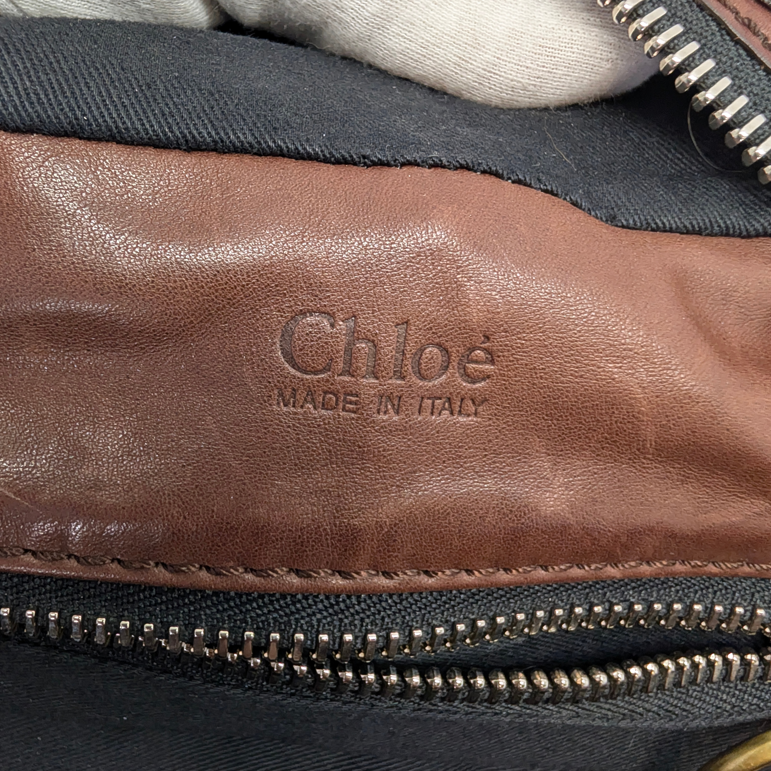 Chloe Betty棕色皮革手袋