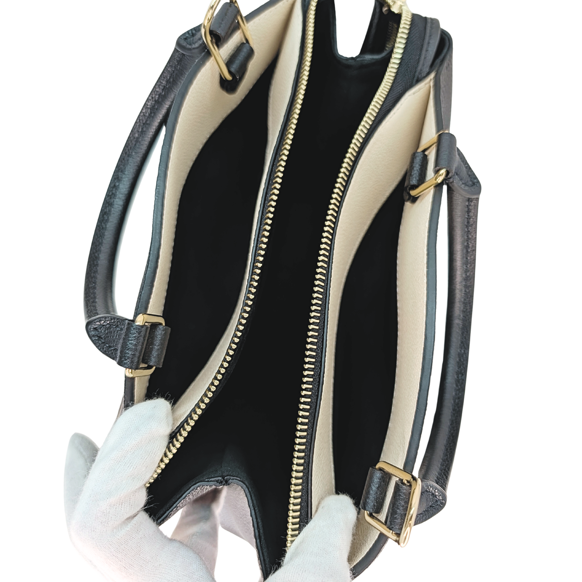 Louis Vuitton Petit Palais Bicolor Handbag