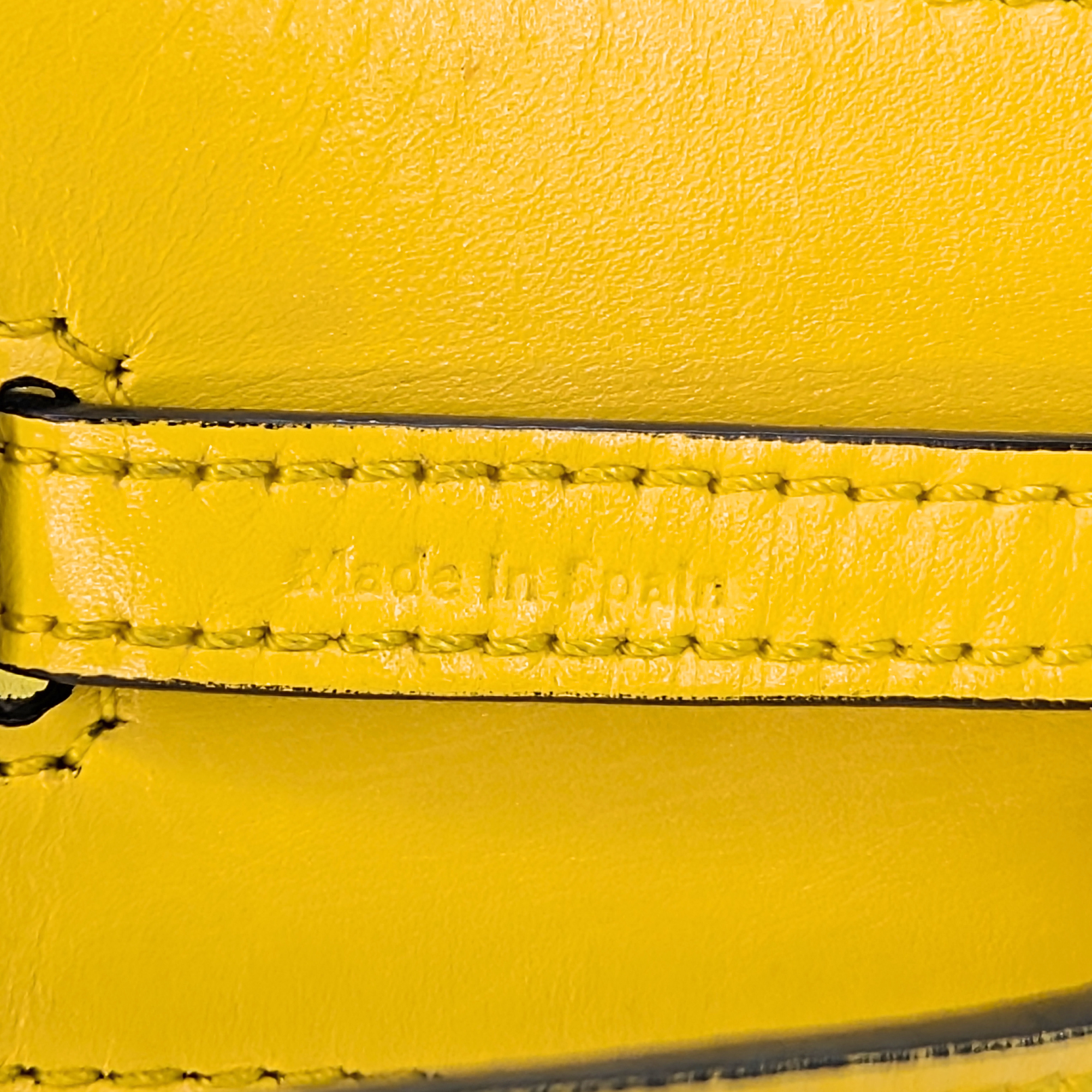 Loewe Mini Lazo 黄色手袋