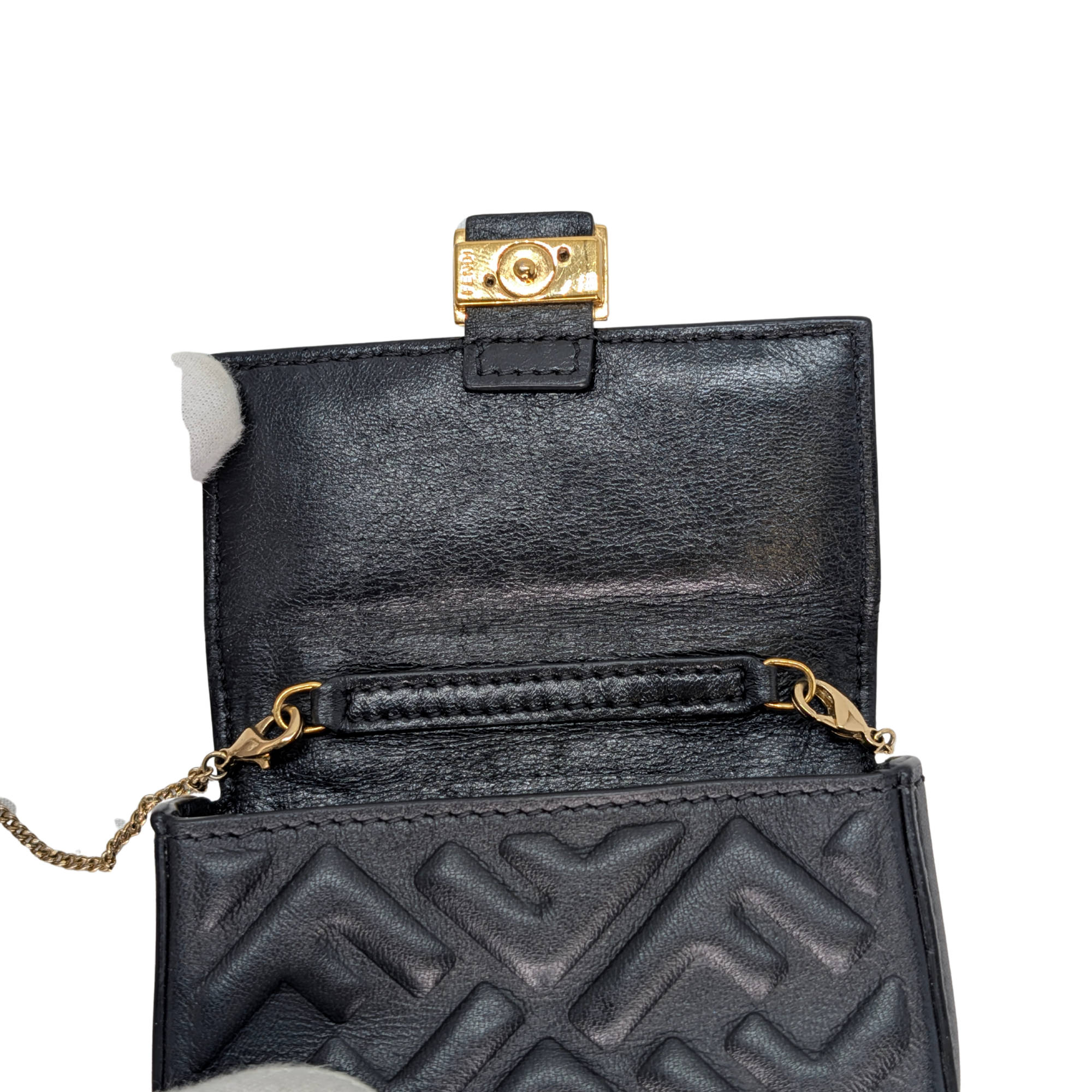 Fendi Nano Baguette 包饰 黑色