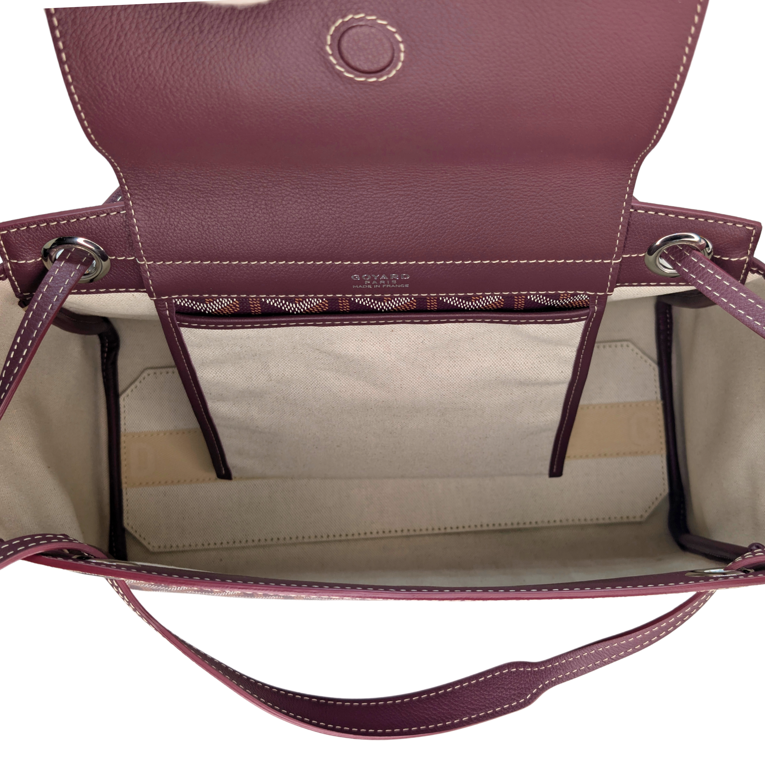 Goyard Goyardine Rouette PM 单肩包 酒红色