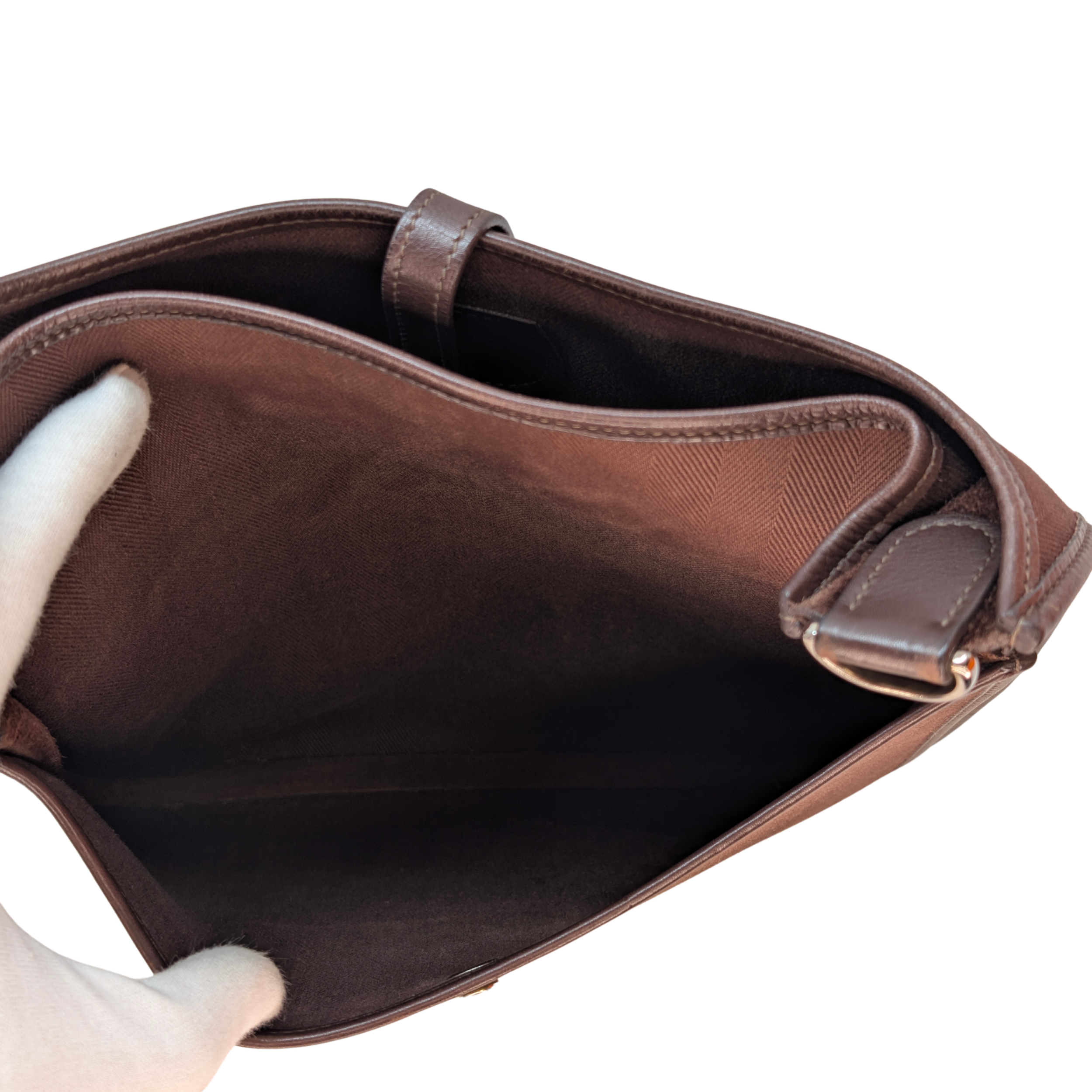 Hermes Evelyne I 29 PM Toile Brown Bag
