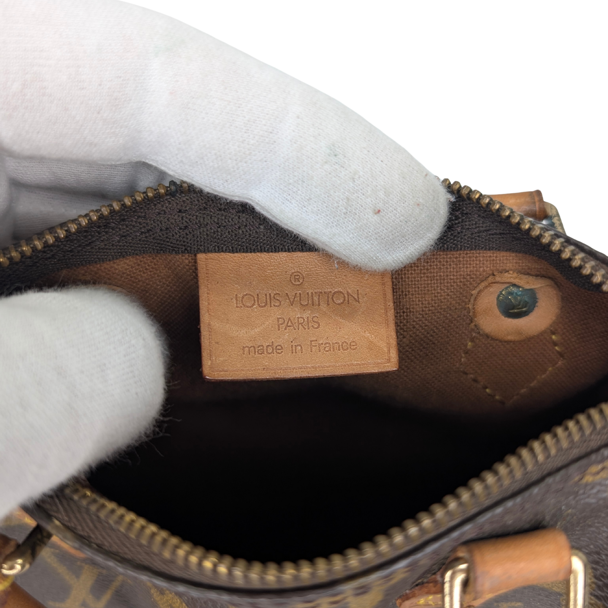 路易威登 Nano Speedy Monogram 手袋 棕色