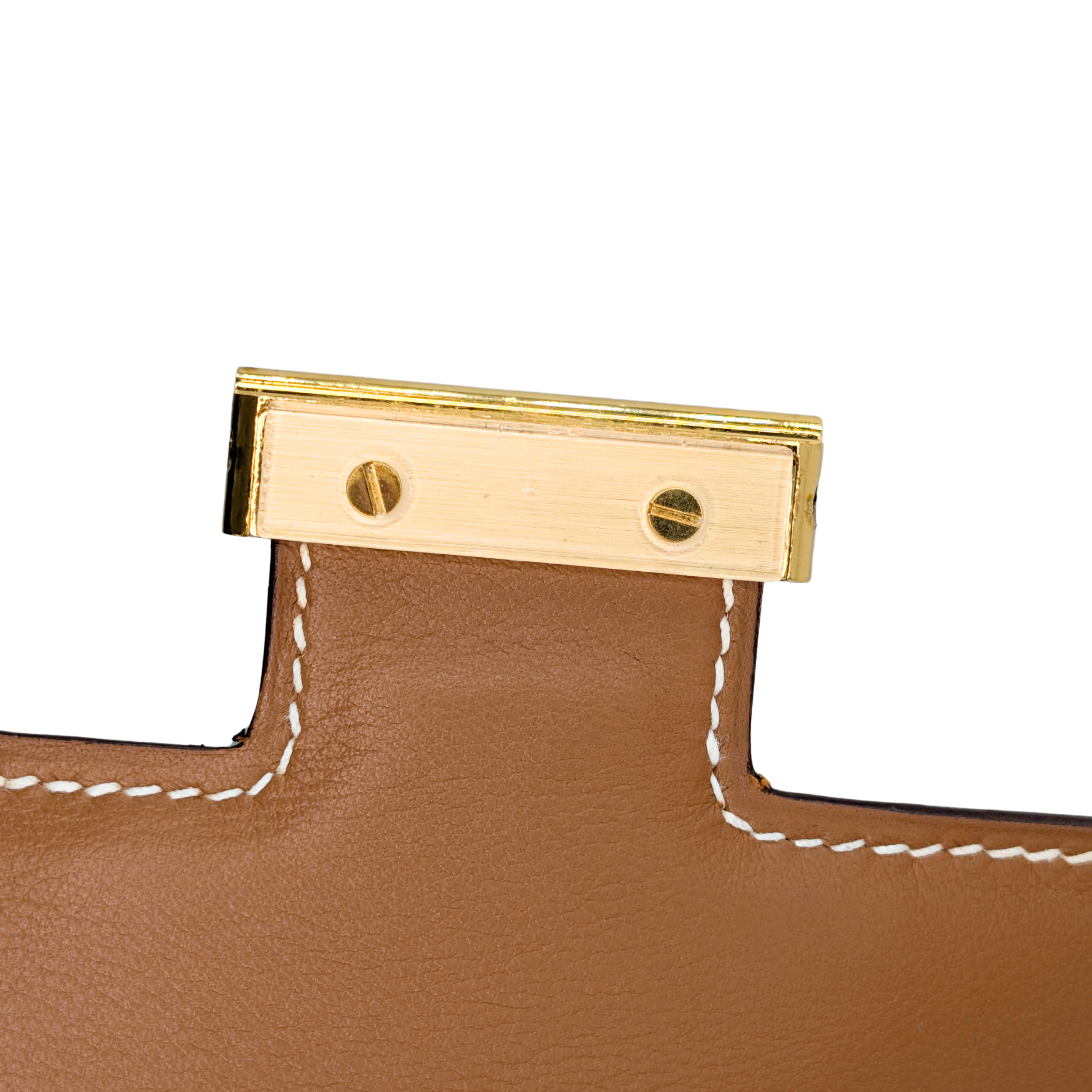 Hermès 爱马仕 Mini Constance 18 · 金棕色 Swift 皮 · 金扣 · C刻