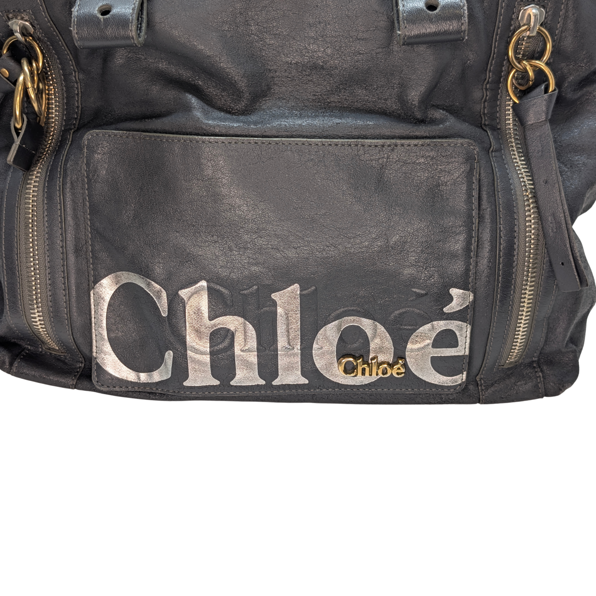 Chloe Eclipse Tote Bag Charcoal