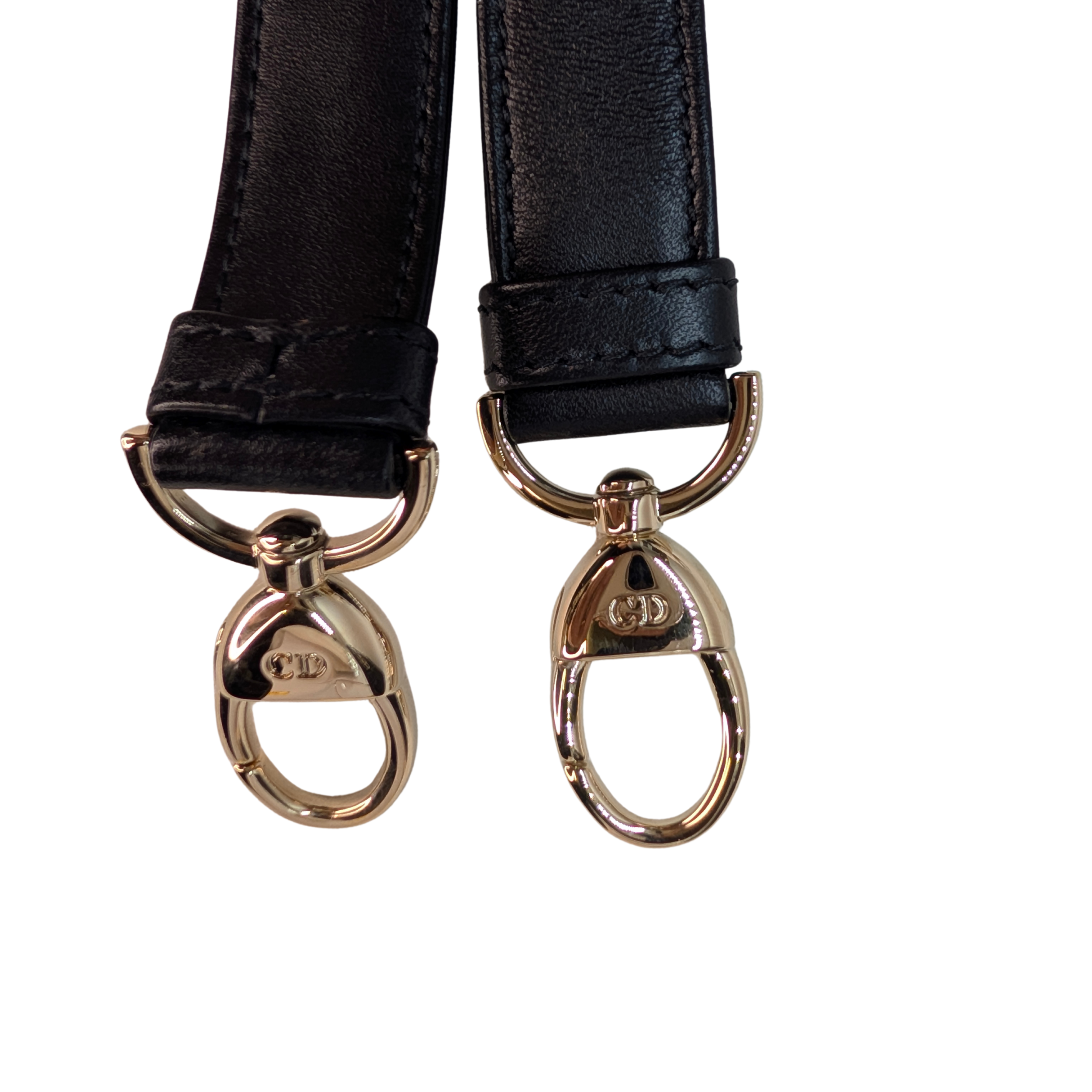 迪奥中号黑色 Lady Dior 藤格纹手袋