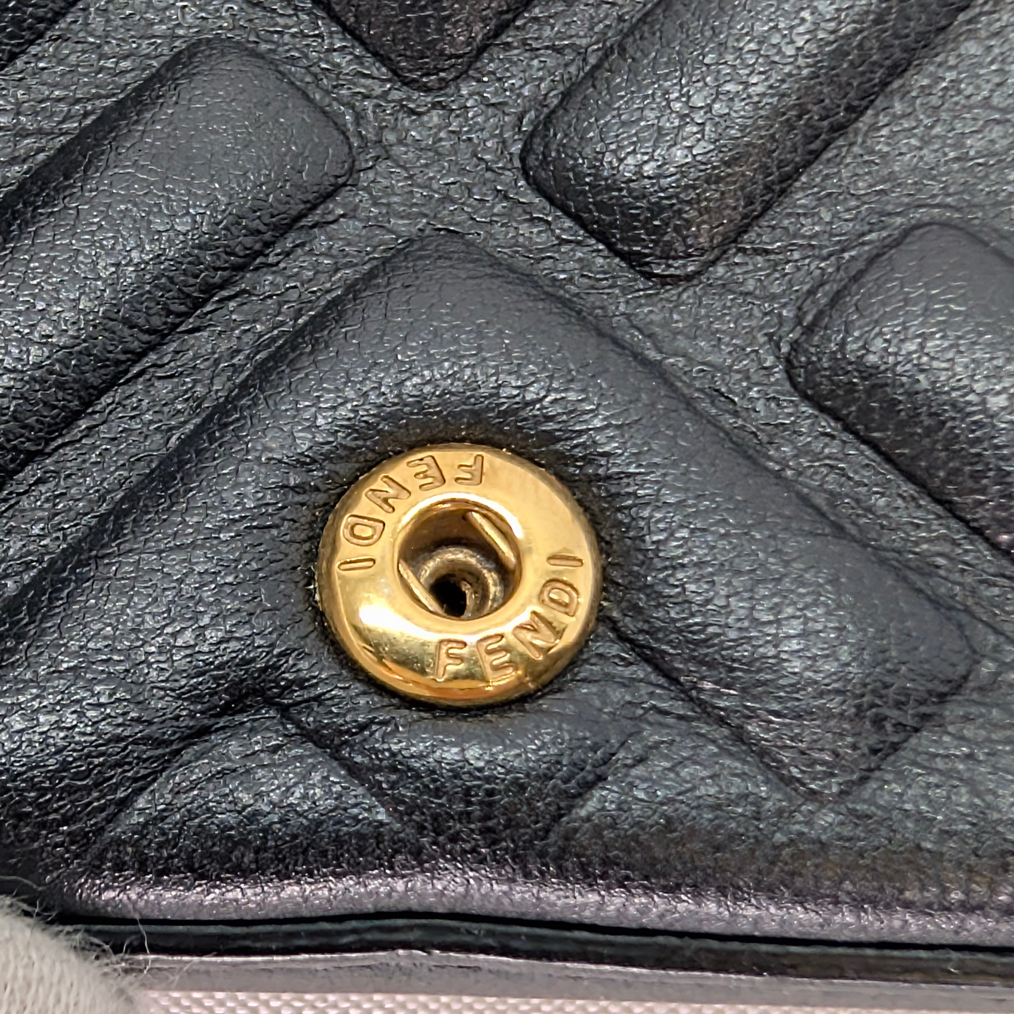 Fendi Nano Baguette 包饰 黑色