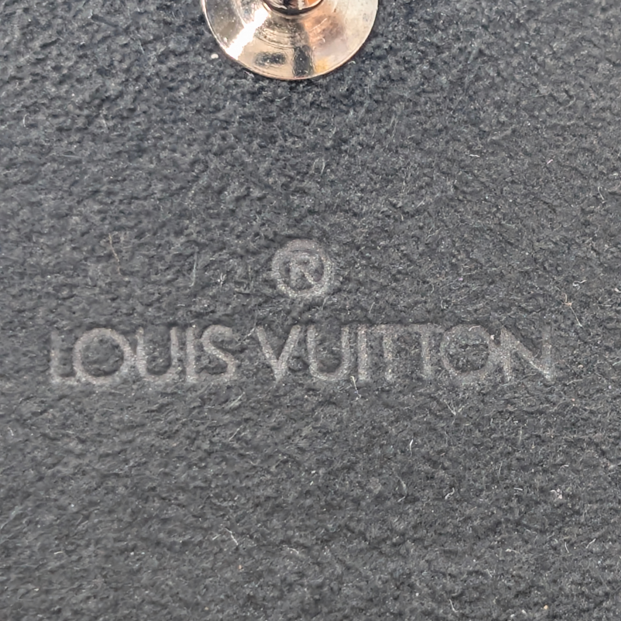 Louis Vuitton Silver Tone Cufflinks With Case