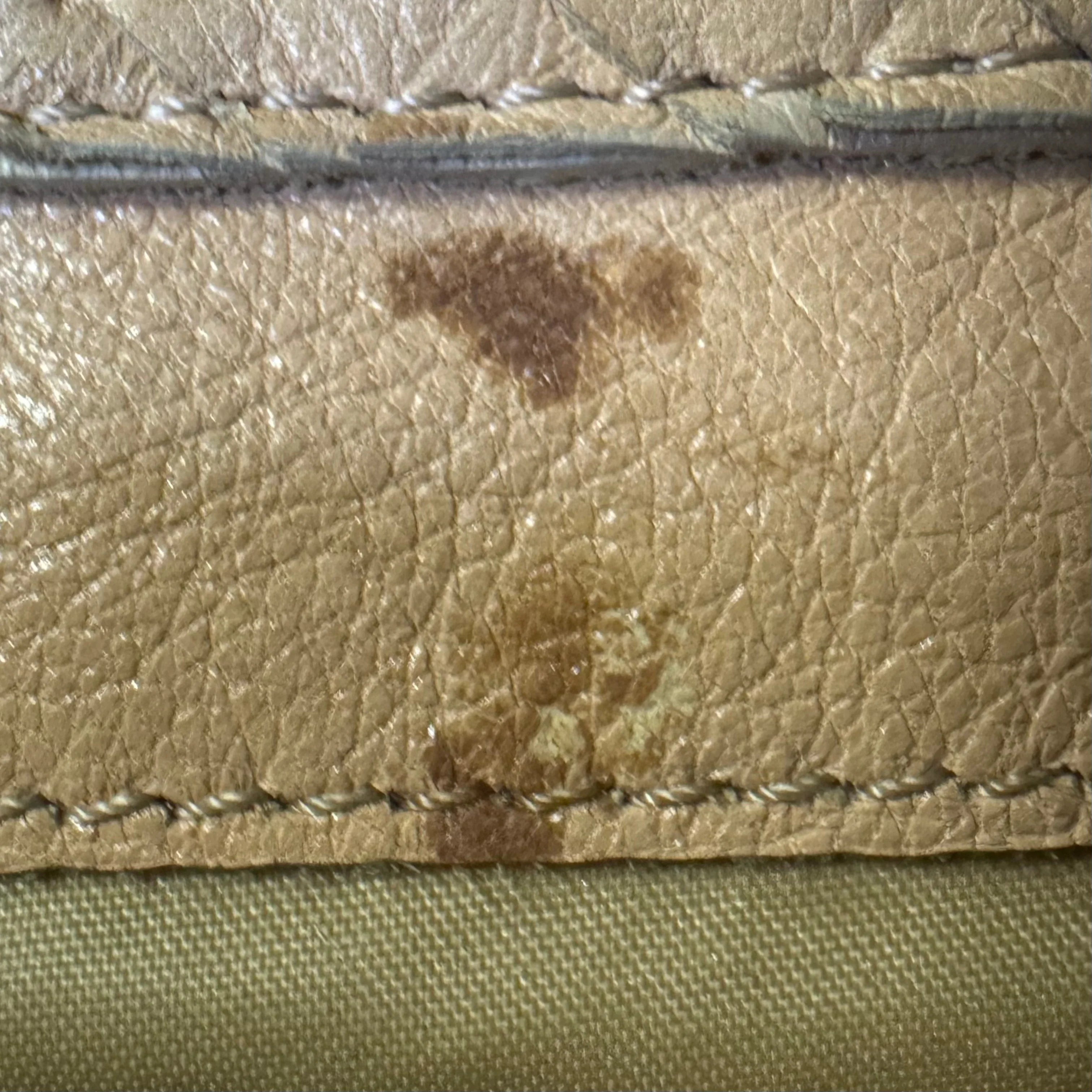 Bottega Veneta Intrecciato Shoulder Bag beige - Lost Designer