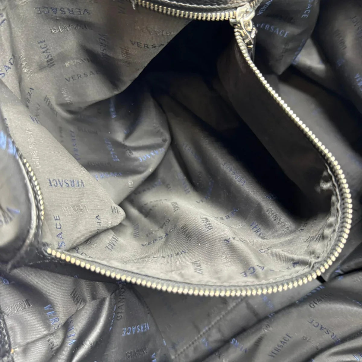 Versace Carry On Large Leather Black - Lost Designer