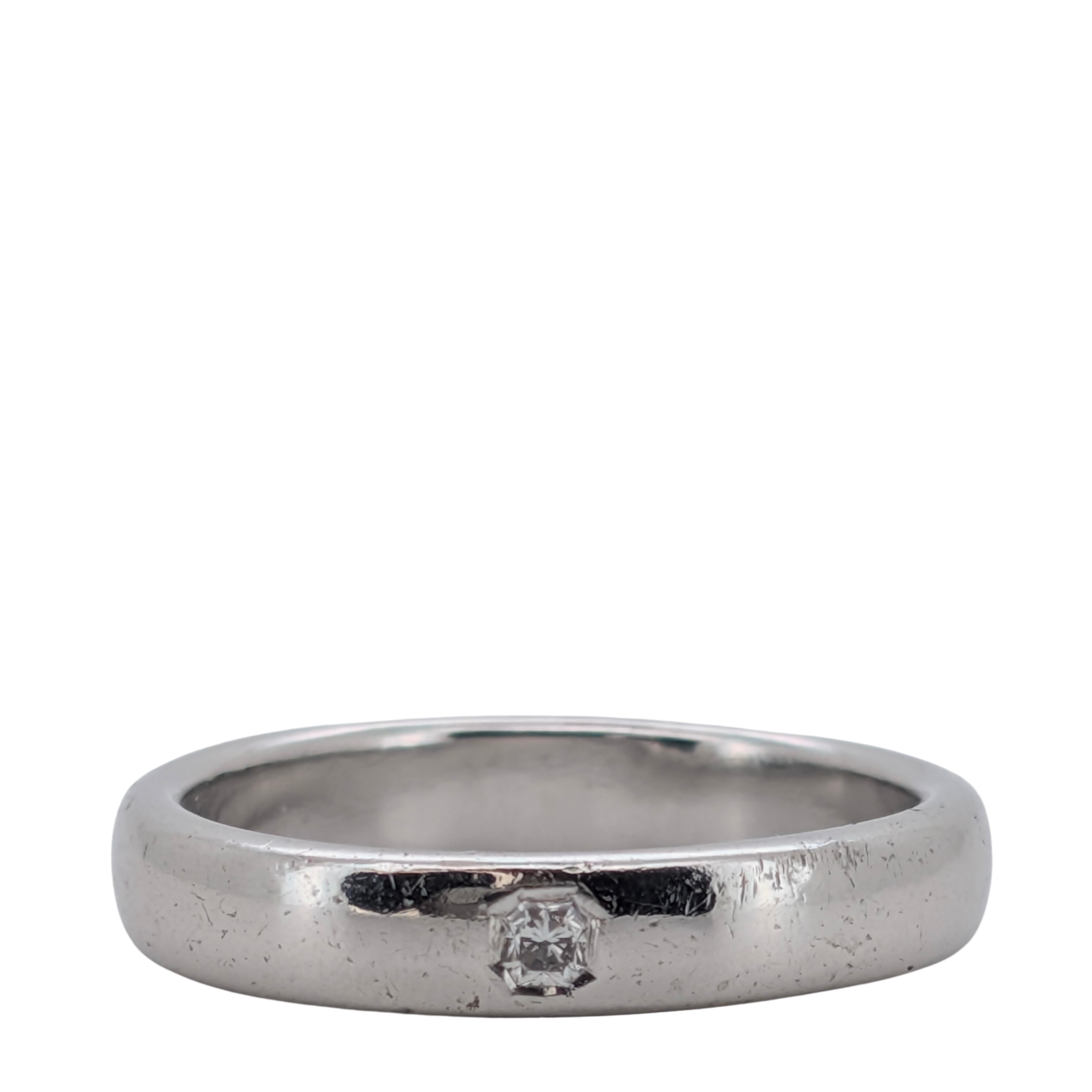 Tiffany & Co. Forever 铂金 Lucida 方钻戒指