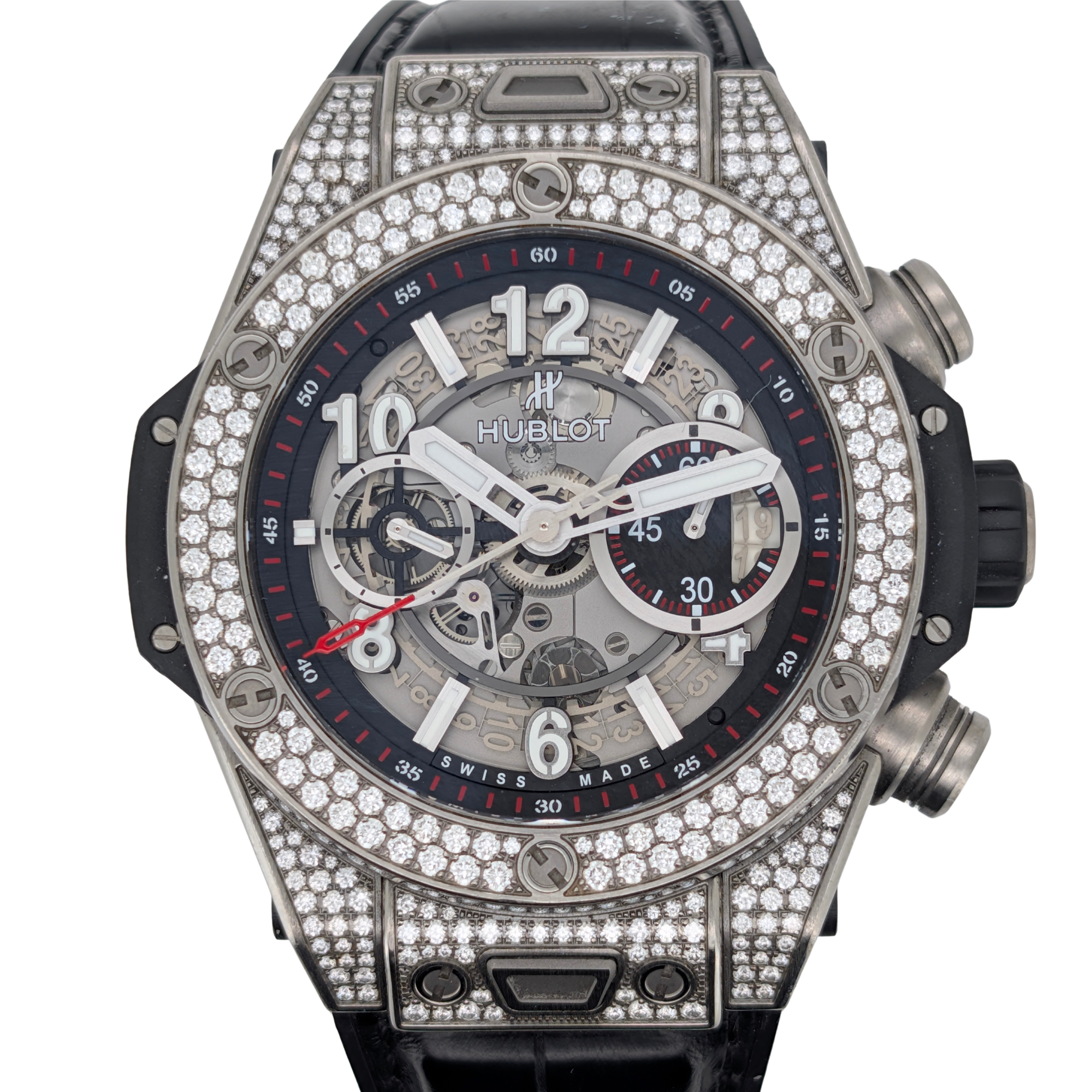 Hublot 宇舶 Big Bang Unico 钛金属原钻腕表 411.NX.1170.RX.1704