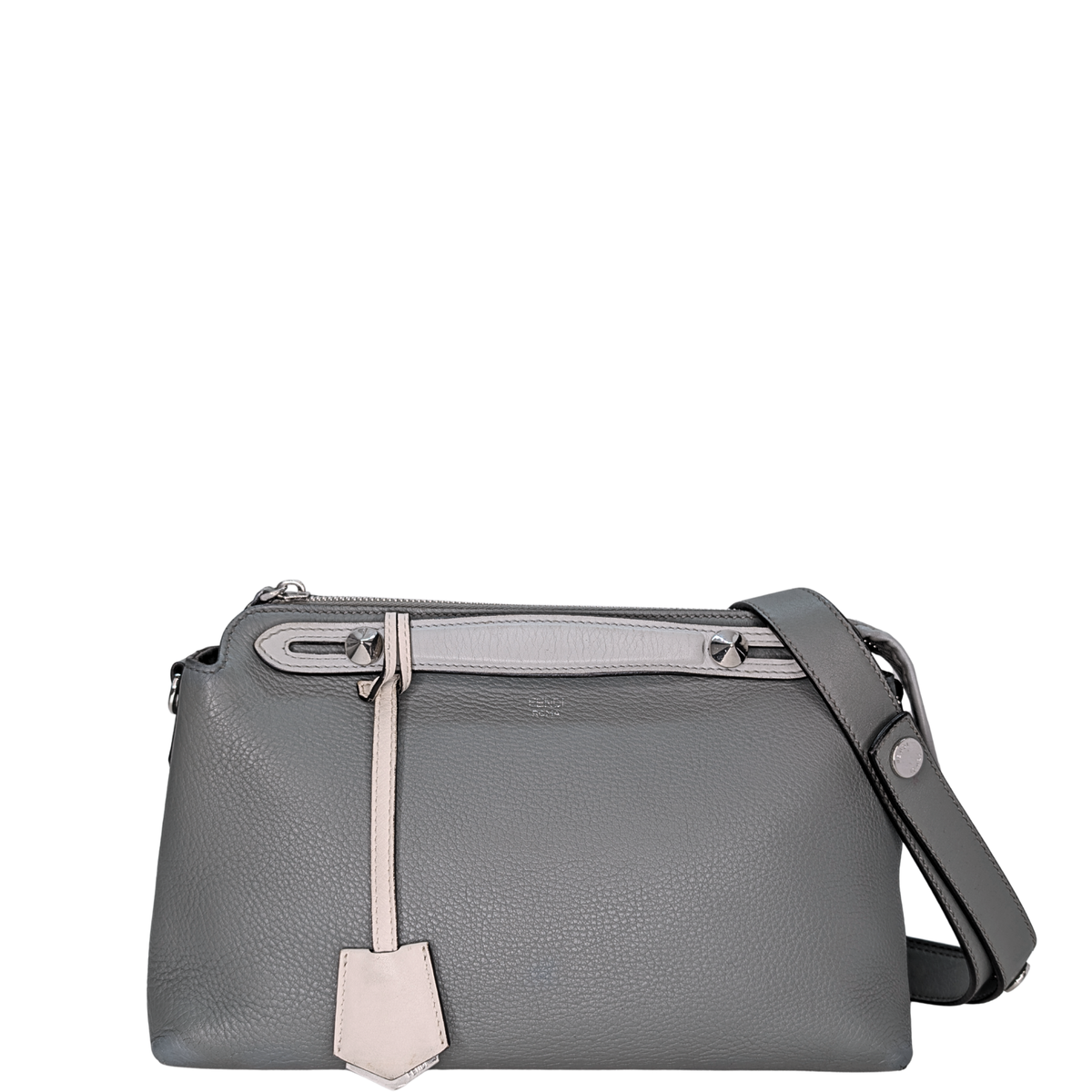 Fendi By The Way Medium Boston Bag Blue Haze