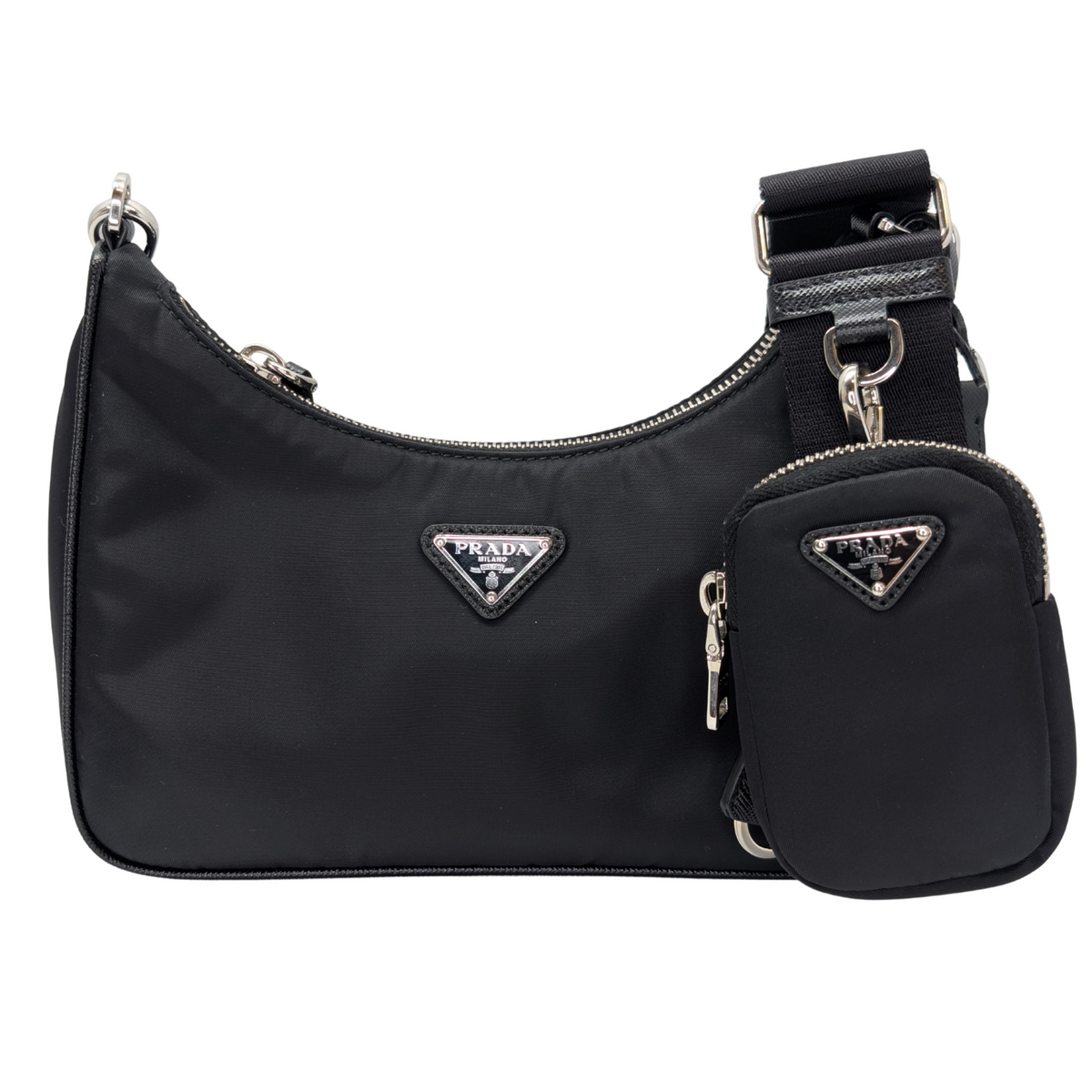 Prada Re-Edition 2005 Re-Nylon Bag Black