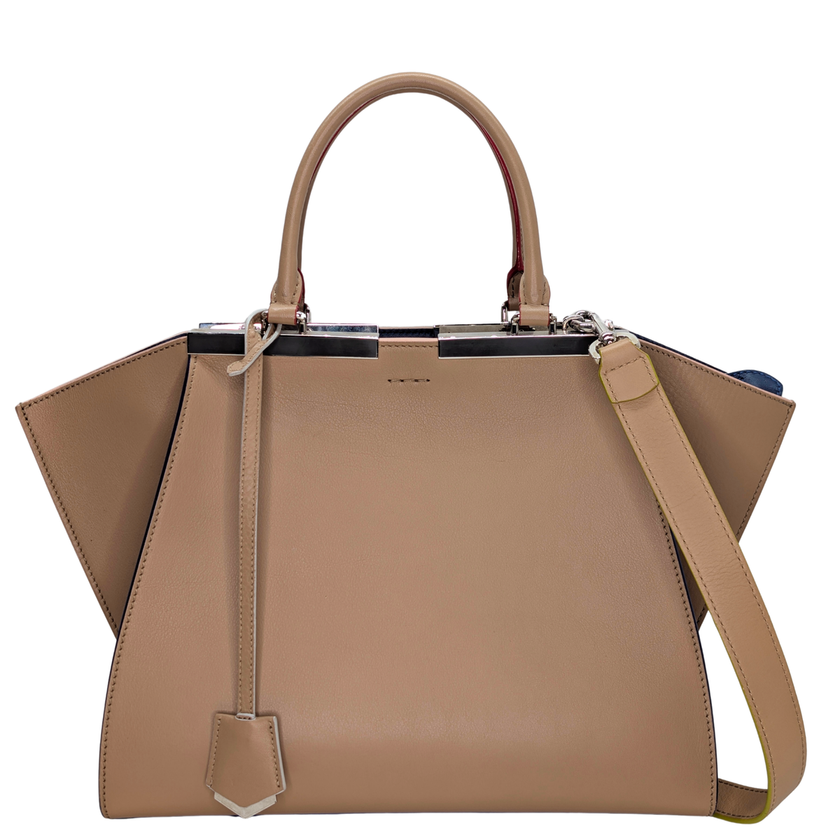Fendi 3Jours 手提包 皮革 骆驼米色