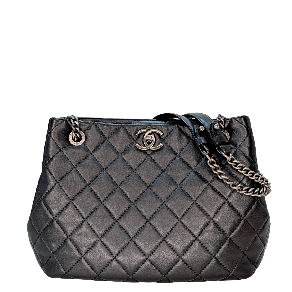 Chanel Matelasse Small Tote Black