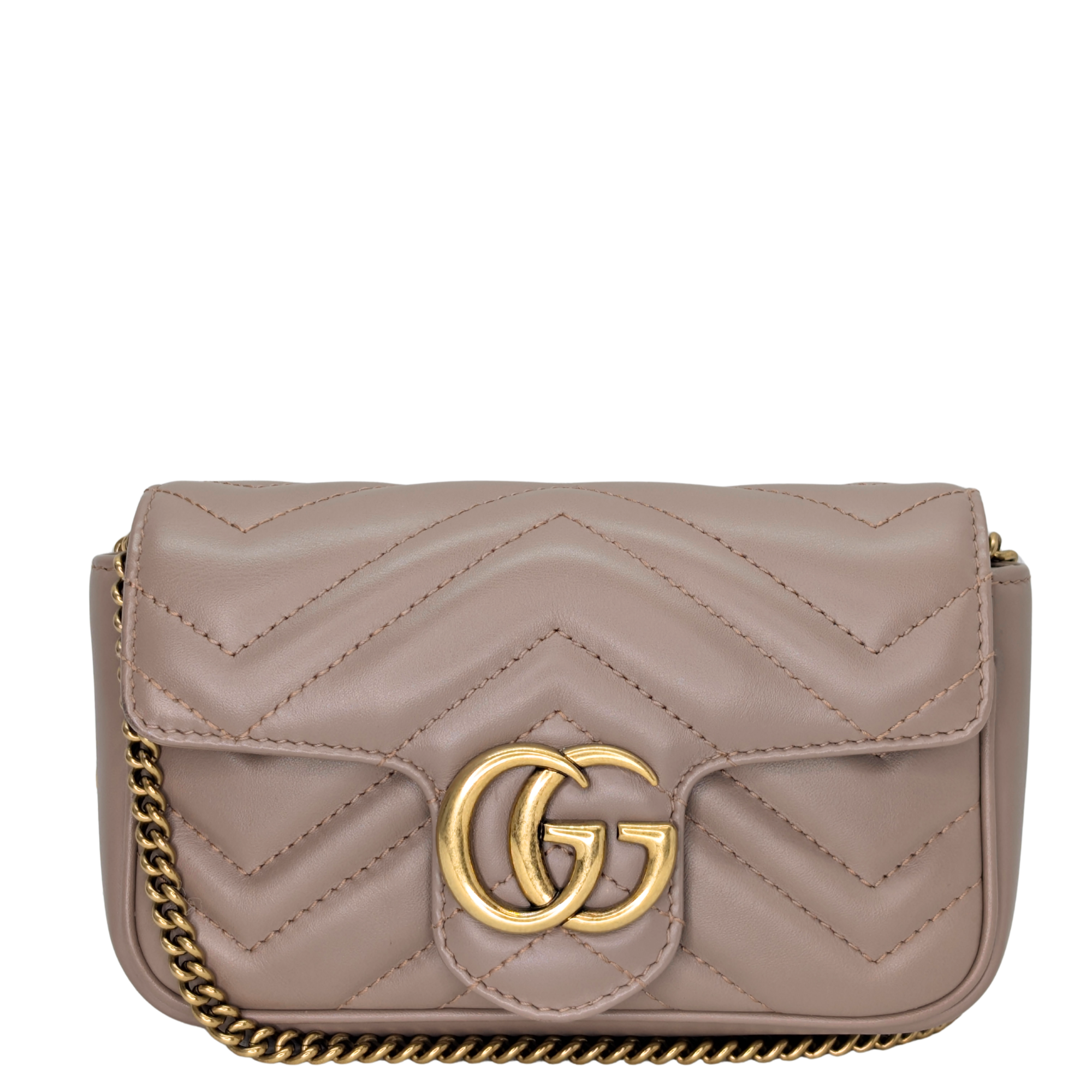 Gucci GG Marmont Super Mini Bag Beige