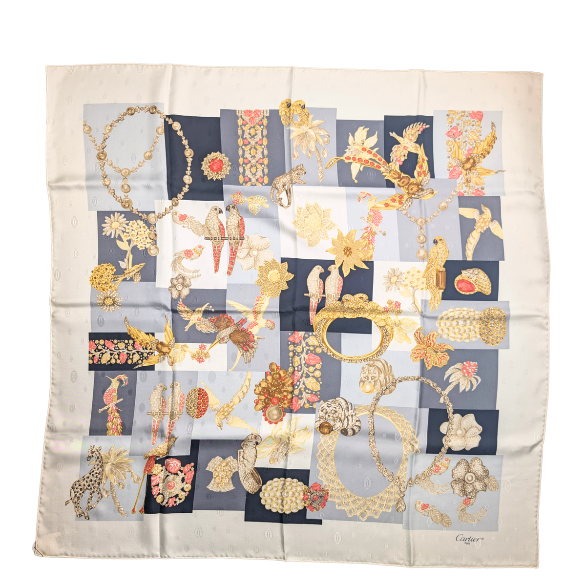 Cartier silk scarf Multicolour