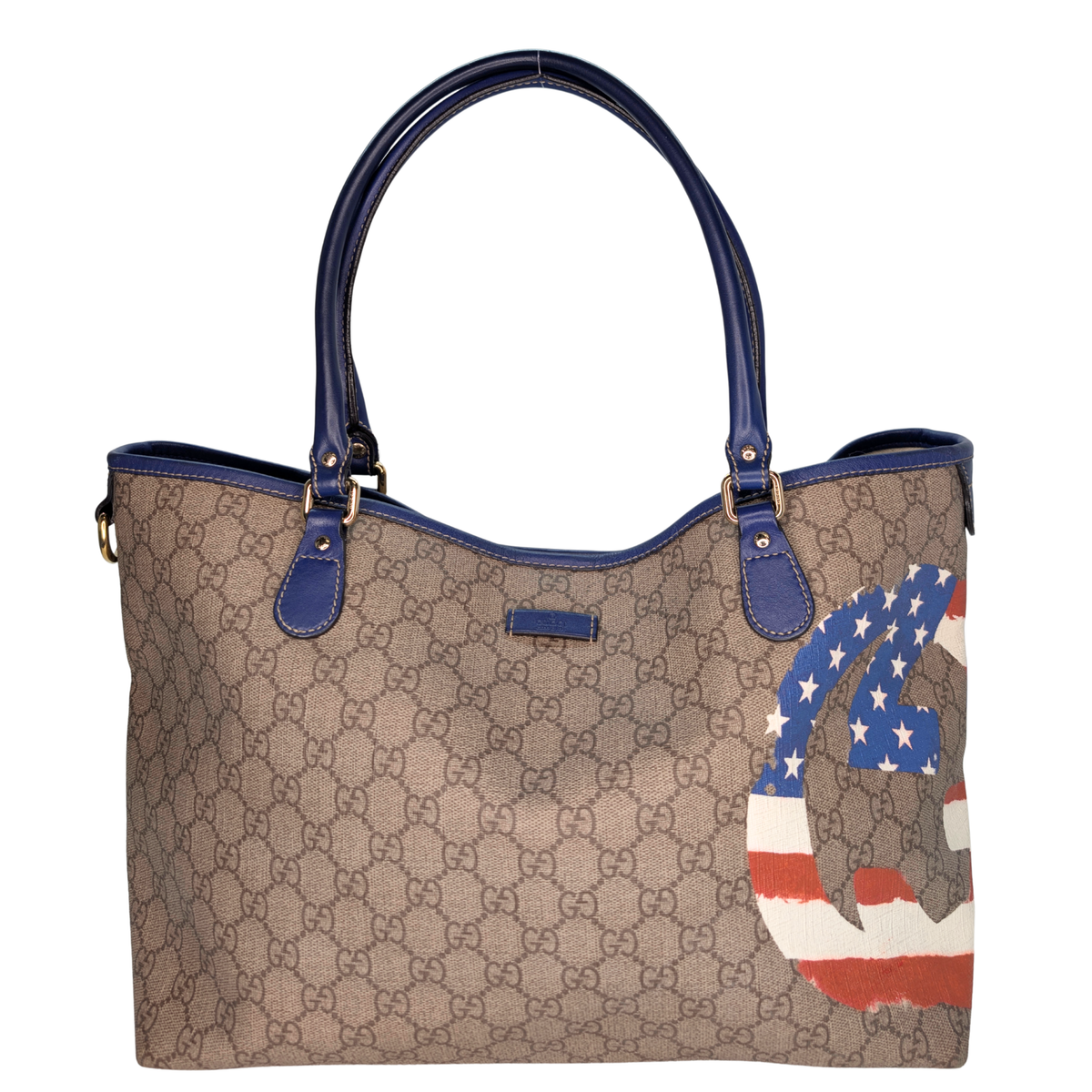 Gucci限量版GG Supreme帆布托特包