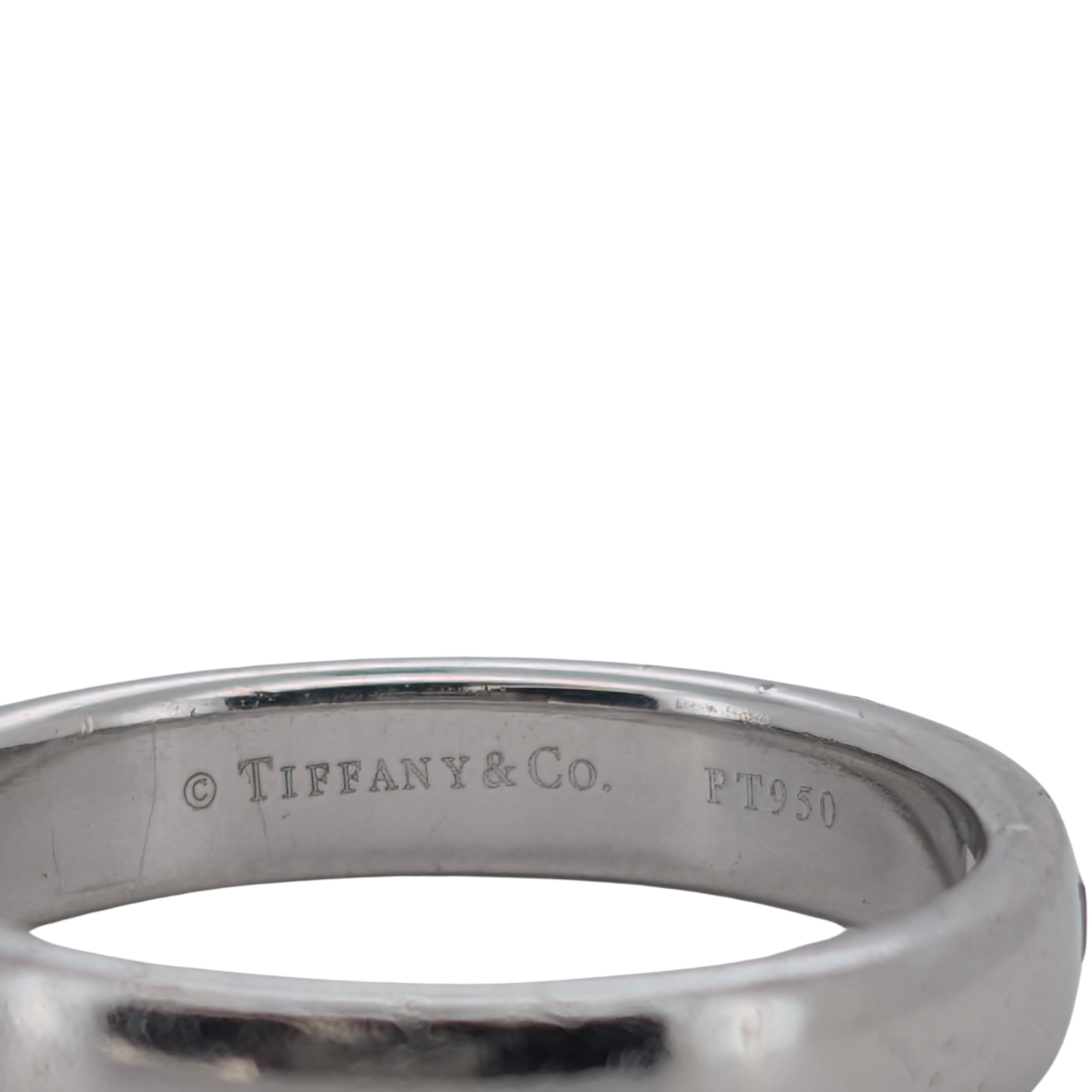 Tiffany & Co. Forever 铂金 Lucida 方钻戒指