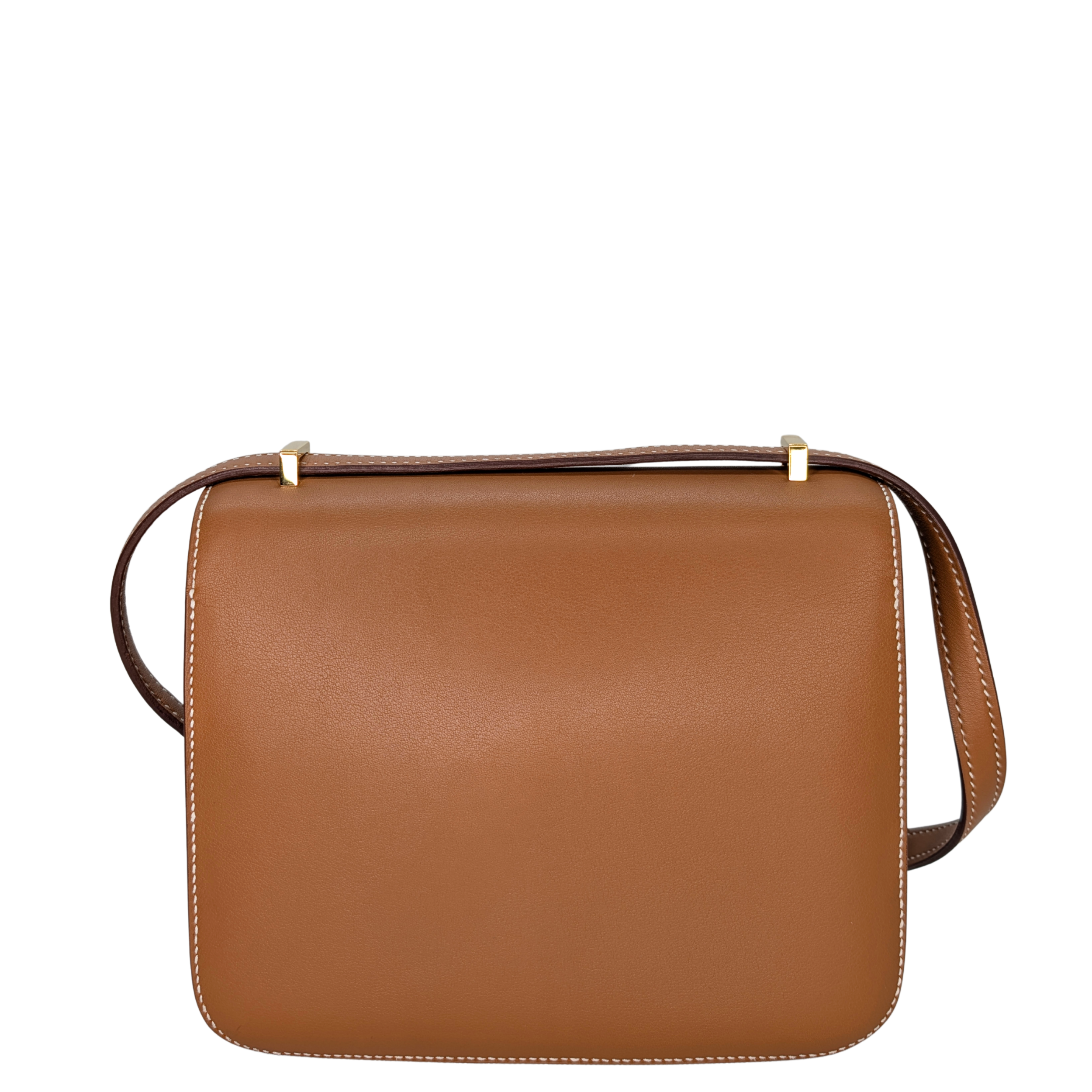 Hermes Mini Constance Swift Gold GHW Stamp C