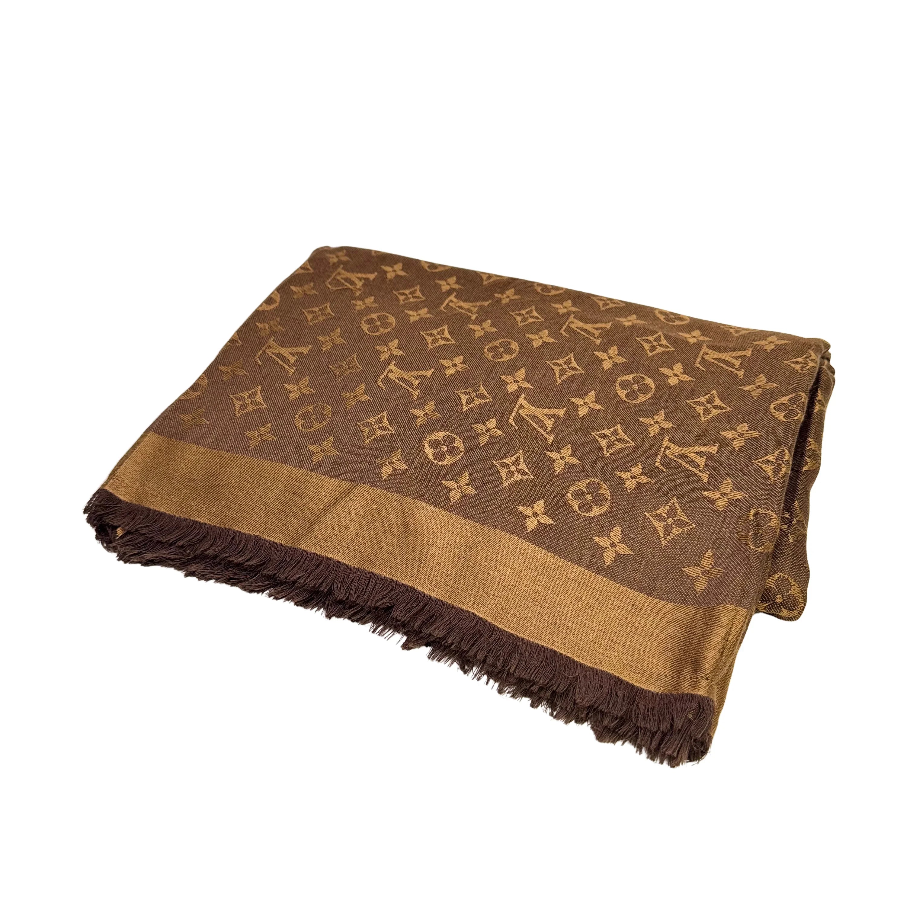 Louis Vuitton Monogram Shawl Scarf - Lost Designer