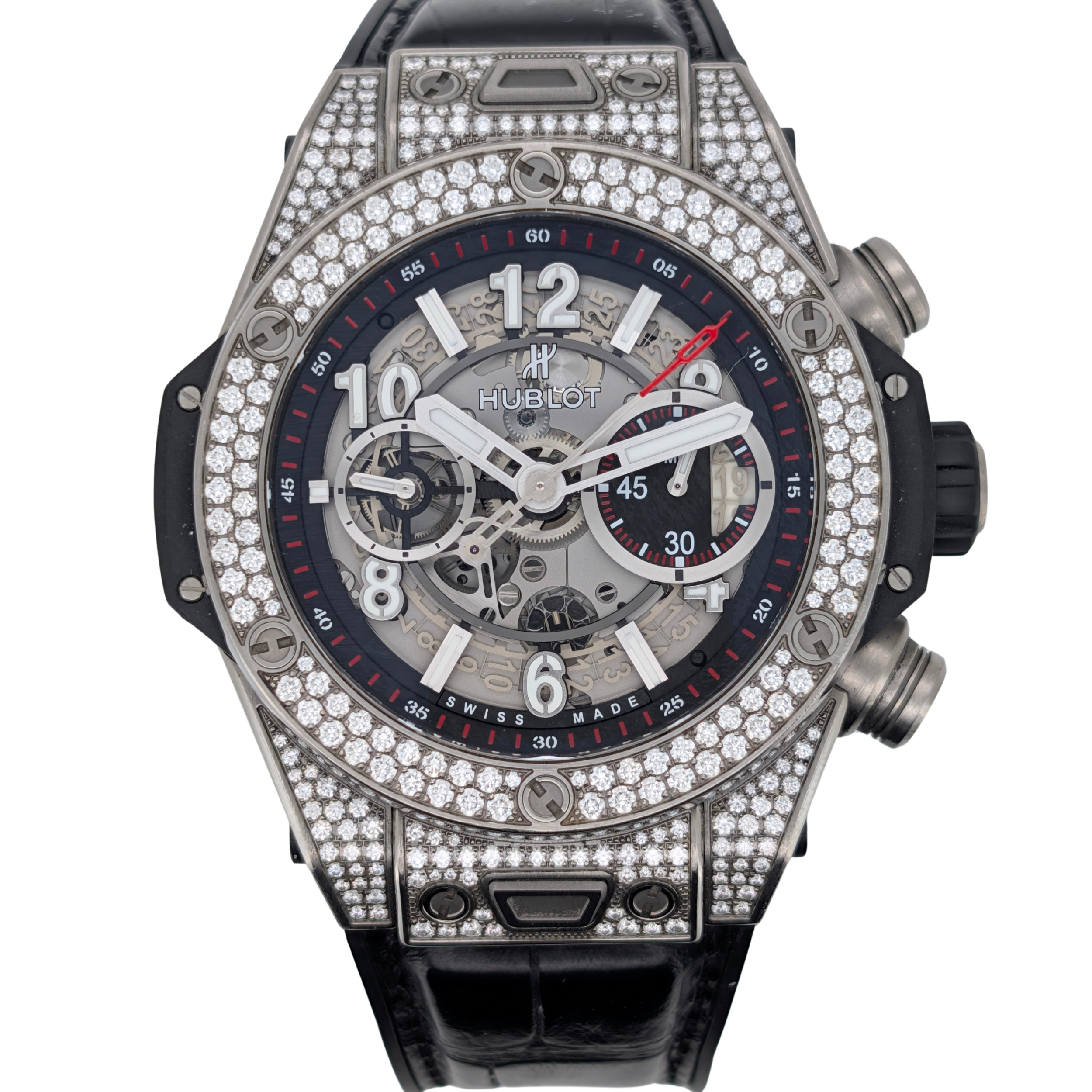 Hublot 宇舶 Big Bang Unico 钛金属原钻腕表 411.NX.1170.RX.1704