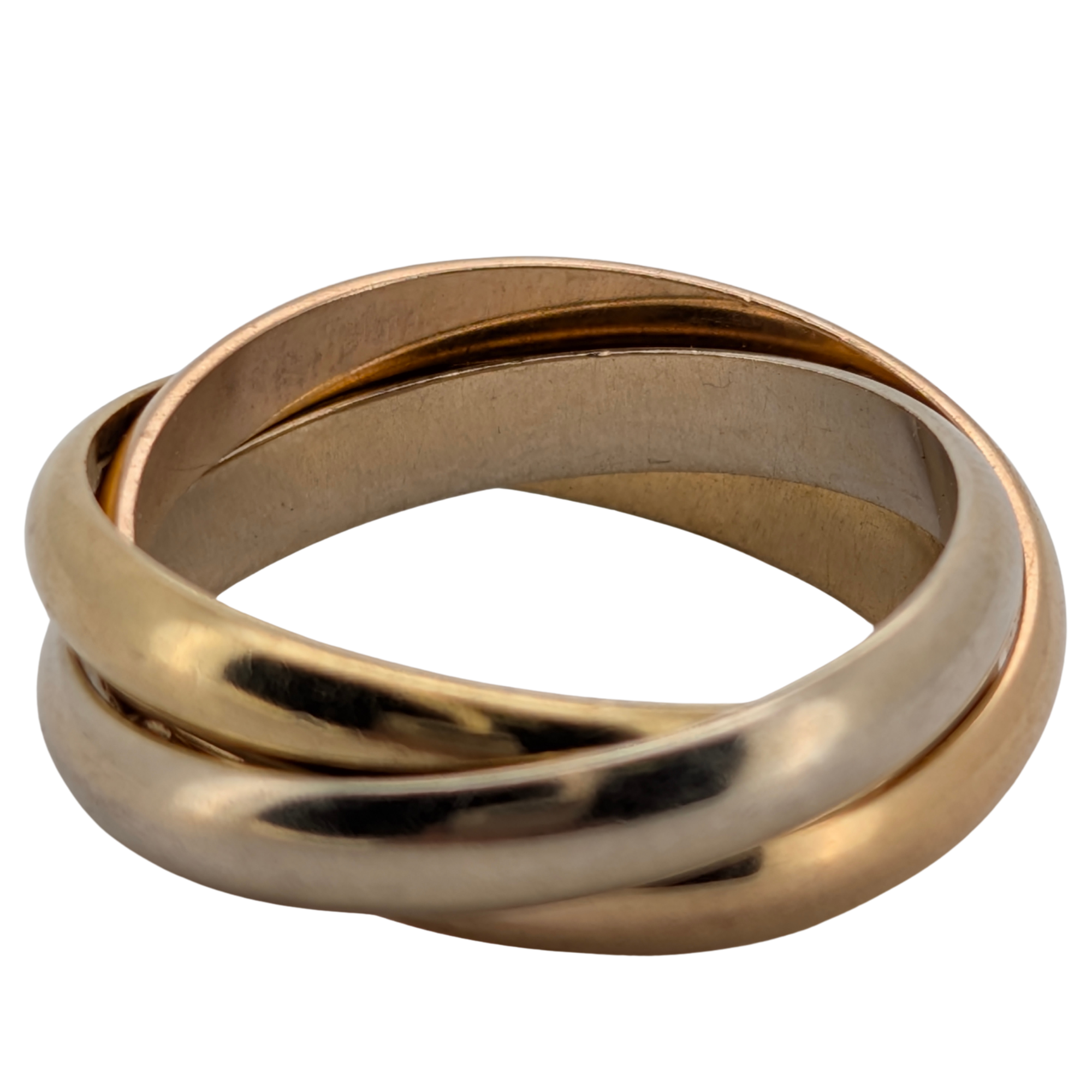 Cartier 18k Gold Trinity Ring Multi Colour