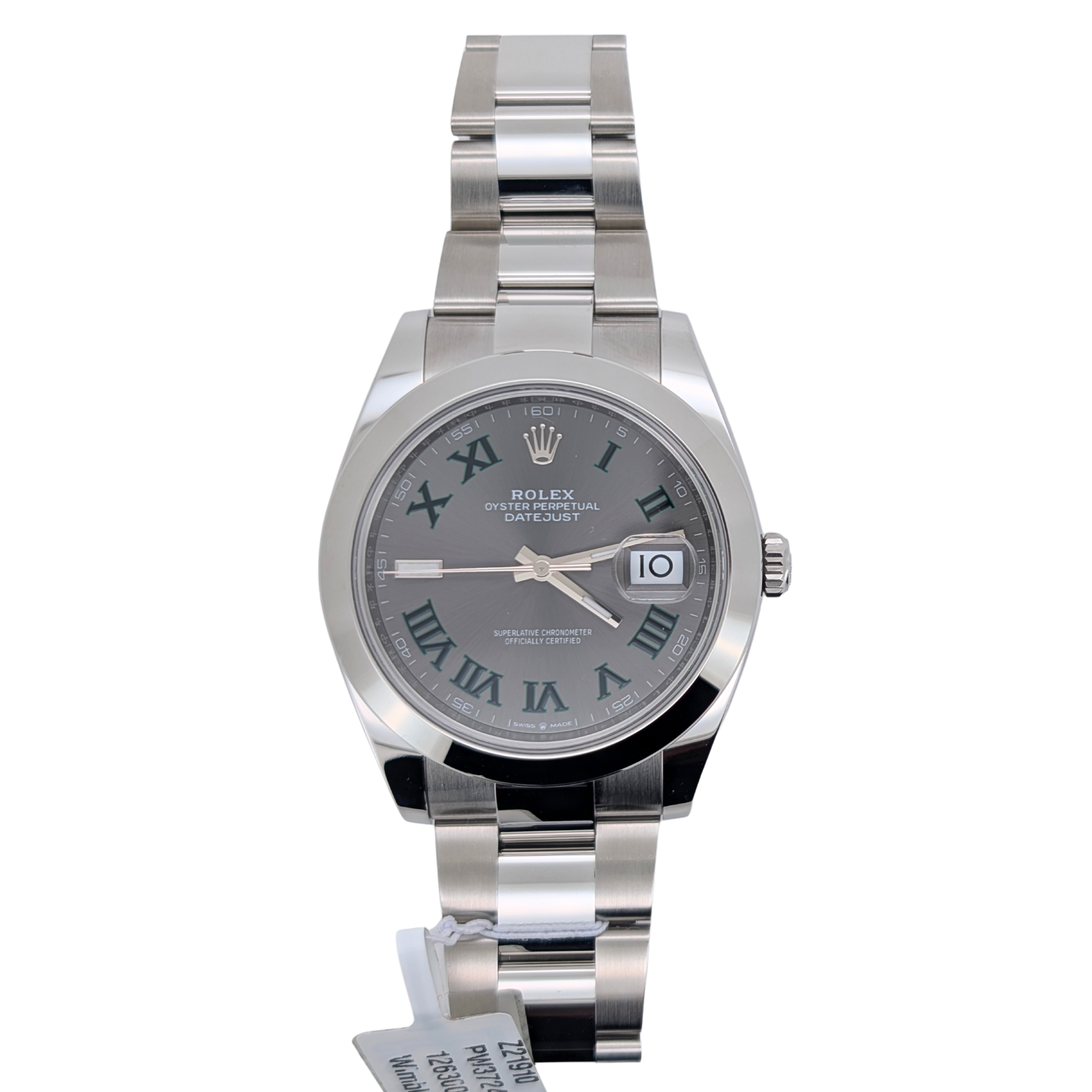Rolex 劳力士 Datejust 日志型 41 腕表 126300 · 温布尔登盘 · 2025年