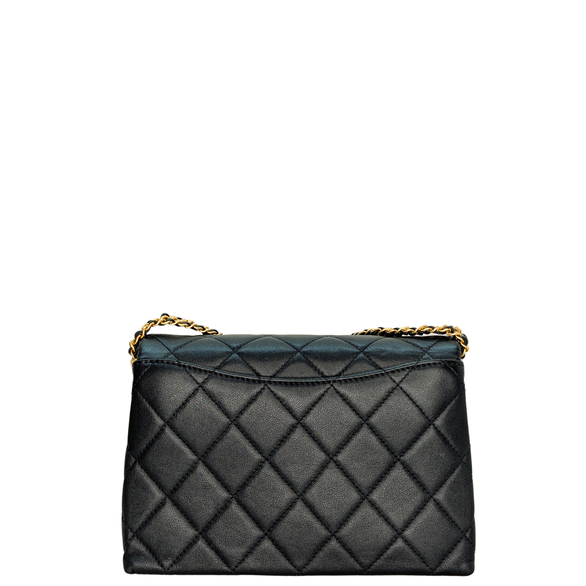 Chanel Mini Flap Bag Calfskin Black
