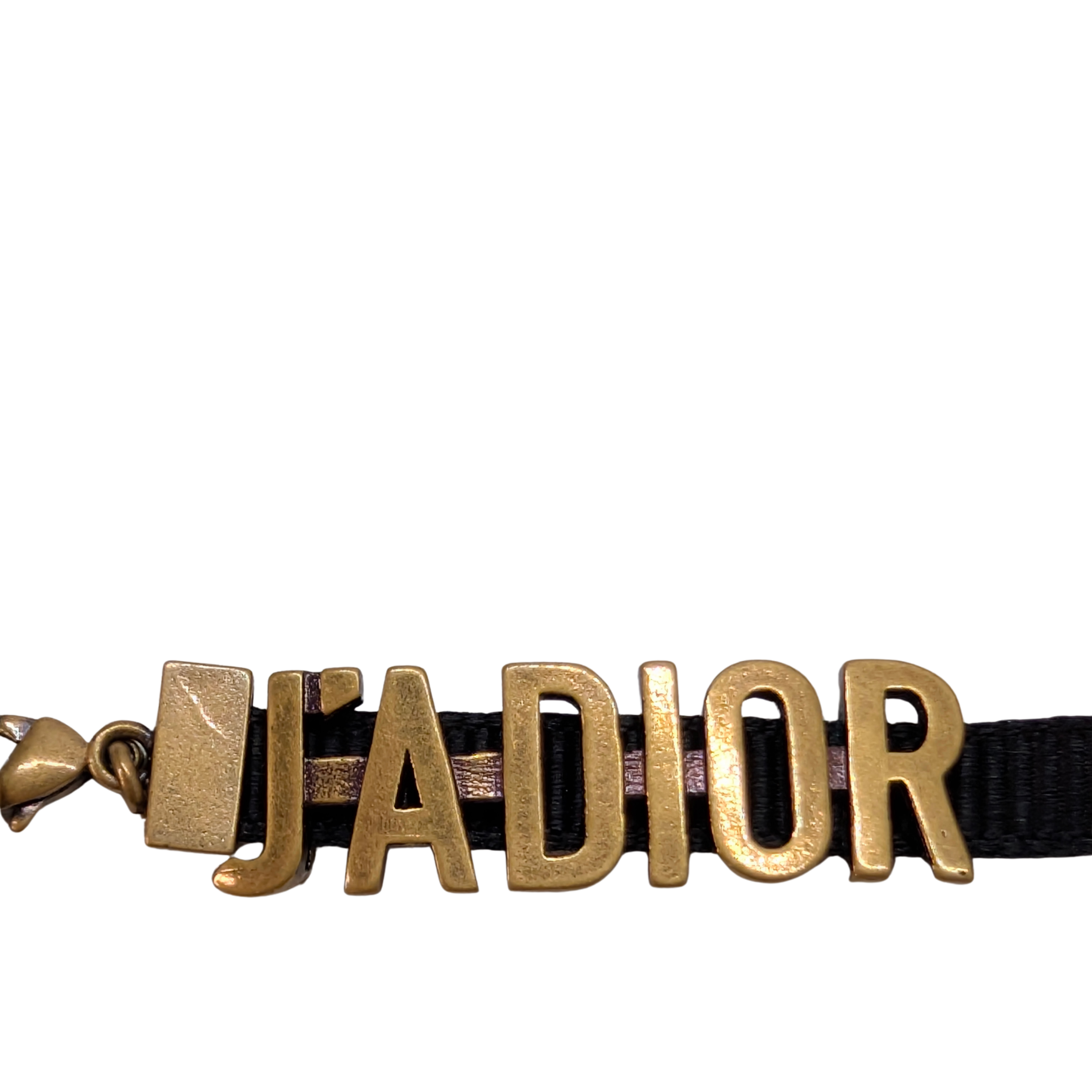 Christian Dior J'Adior 标志项圈项链 黑色