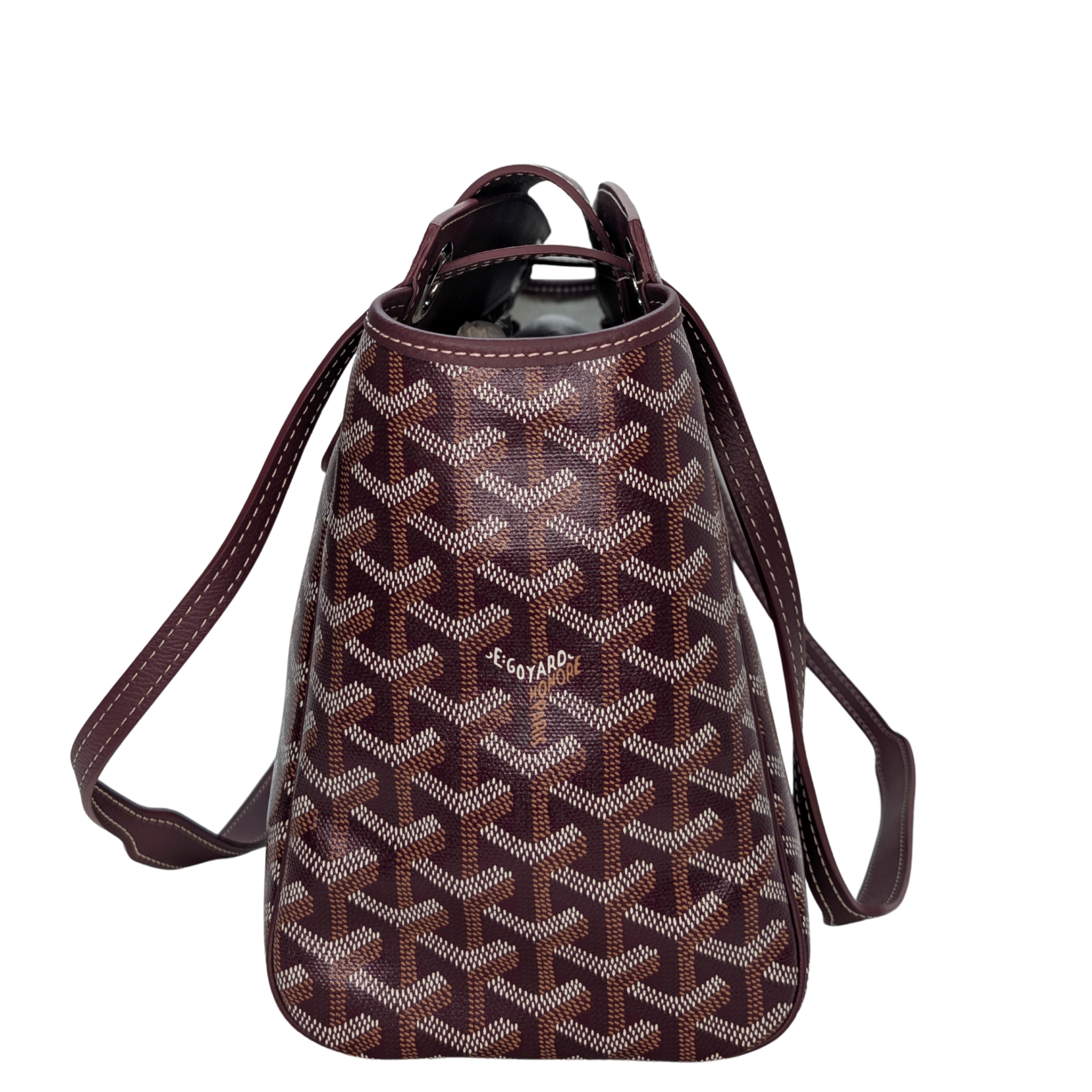 Goyard Goyardine Rouette PM 单肩包 酒红色